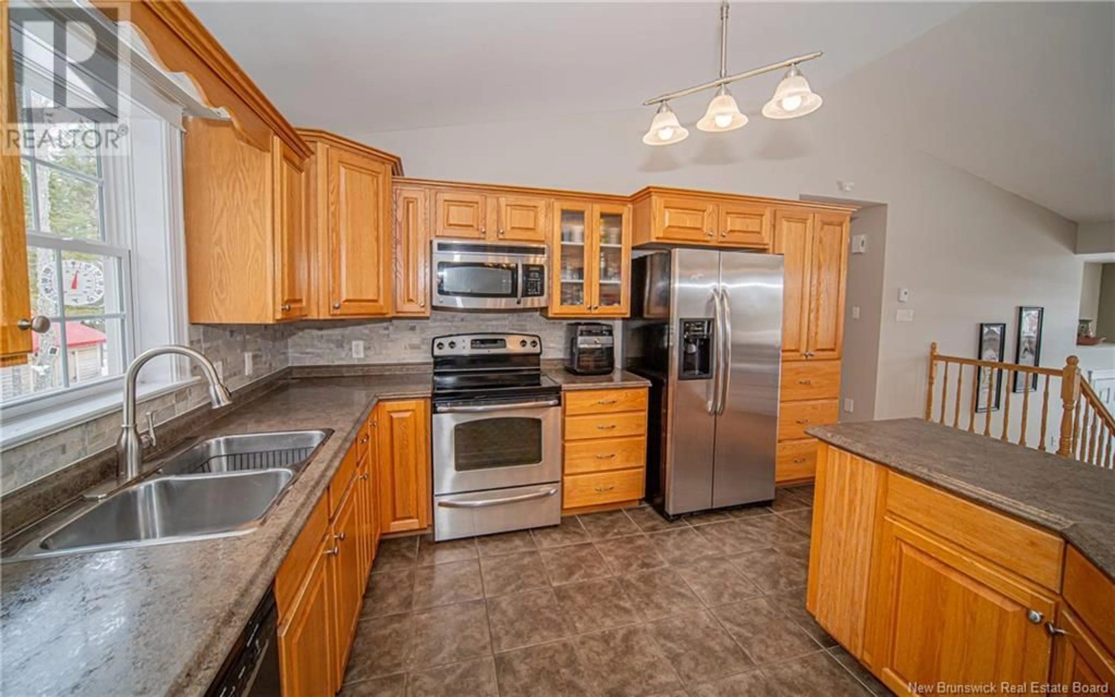 Standard kitchen, ceramic/tile floor for 118 Woodrush Lane, Waasis New Brunswick E3B0L2