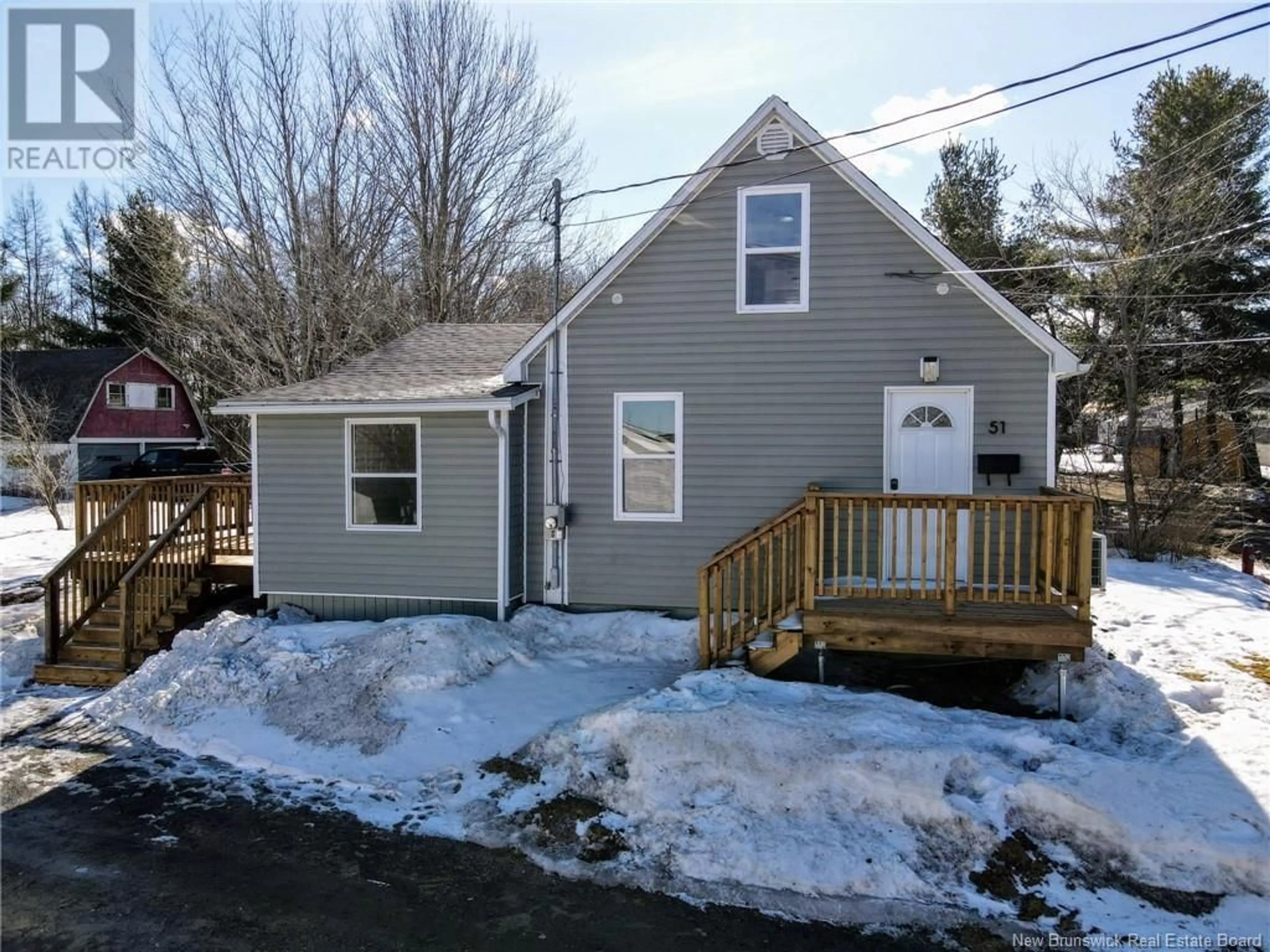 Home with vinyl exterior material, street for 51 Lyndale Lane, Riverview New Brunswick E1J1V2