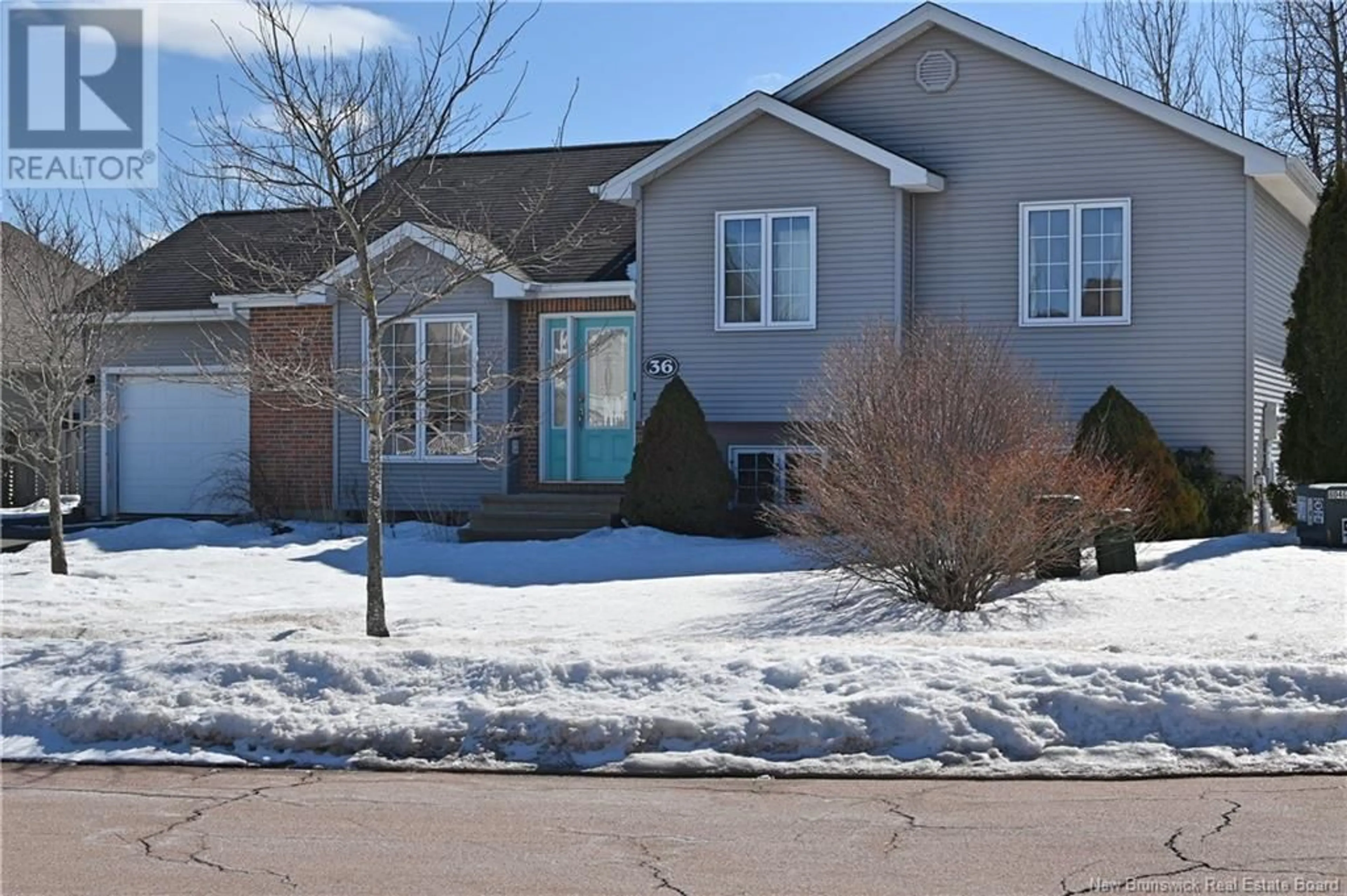 Home with brick exterior material, street for 36 Lori Lynn Court, Moncton New Brunswick E1G0C8