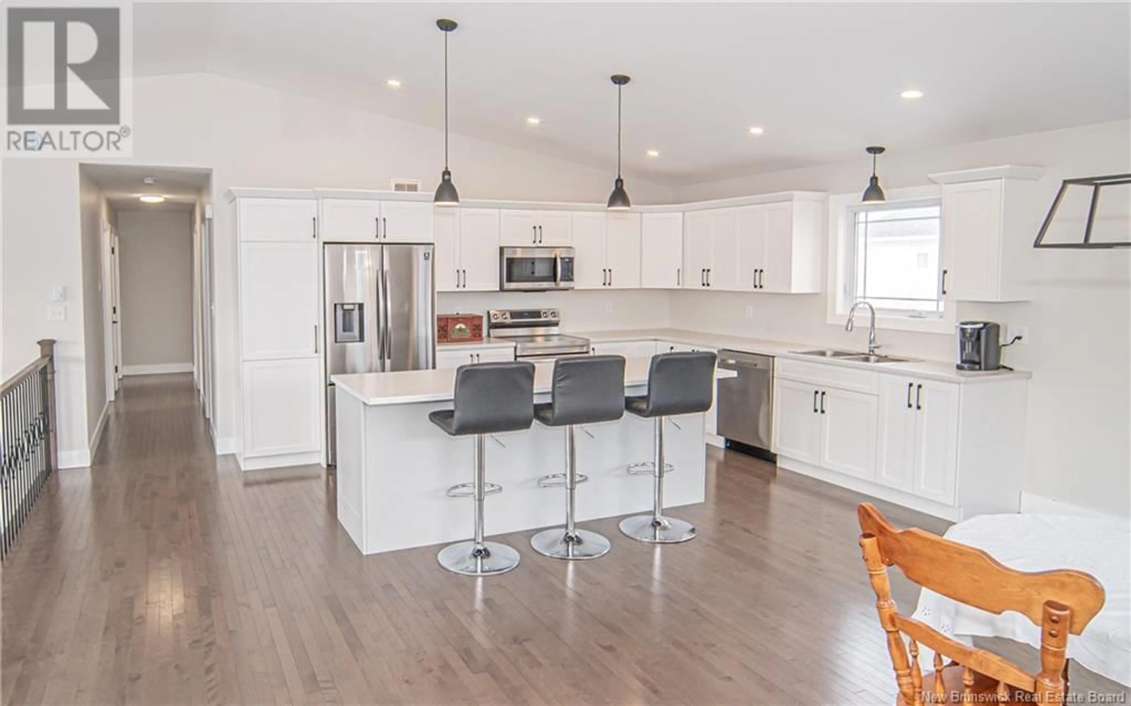 Open concept kitchen, unknown for 11 Doherty Drive, Oromocto New Brunswick E2V0M7