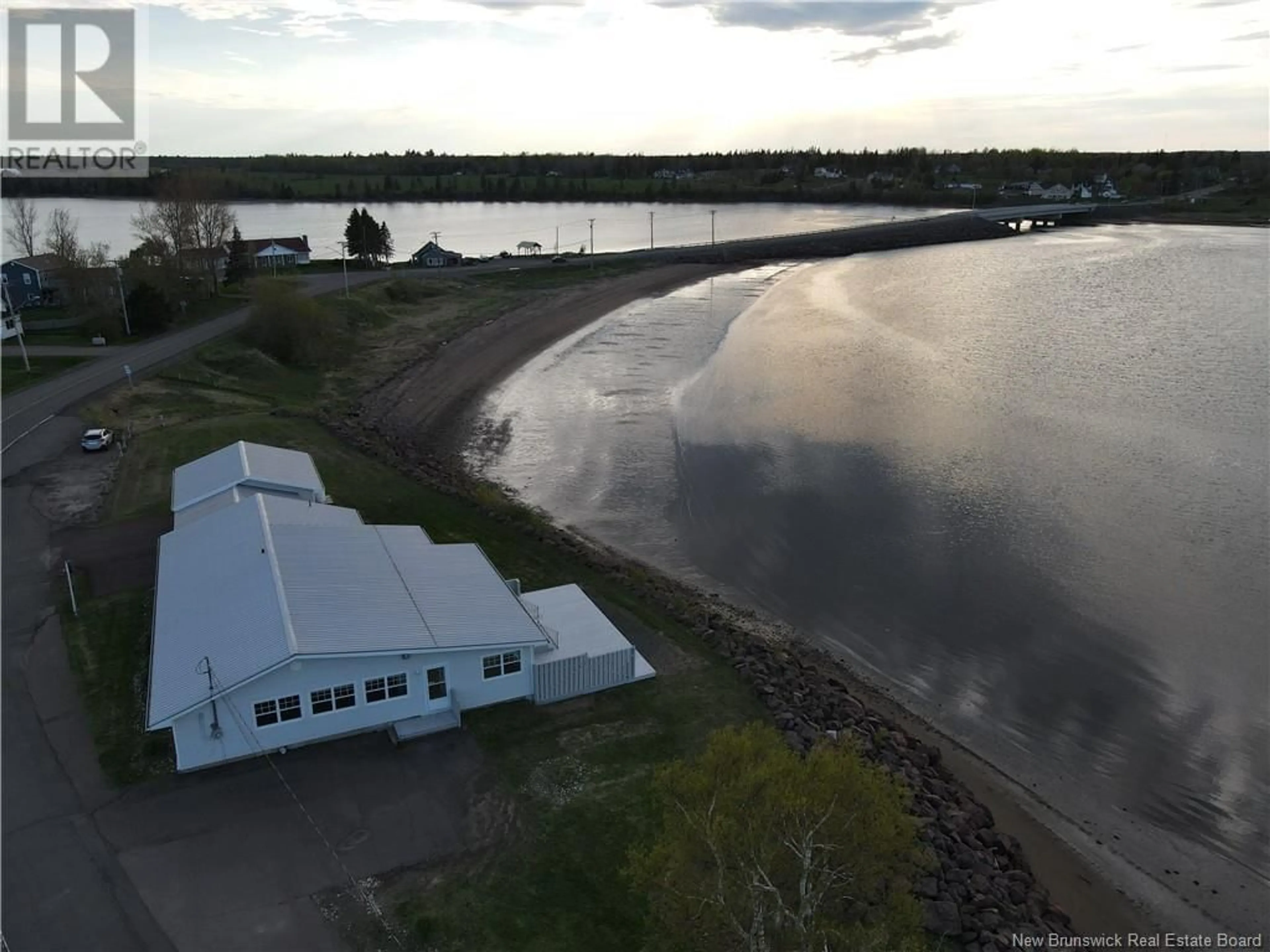 A pic from outside/outdoor area/front of a property/back of a property/a pic from drone, water/lake/river/ocean view for 5406 ROUTE 535, Dixon Point New Brunswick E4S4A1