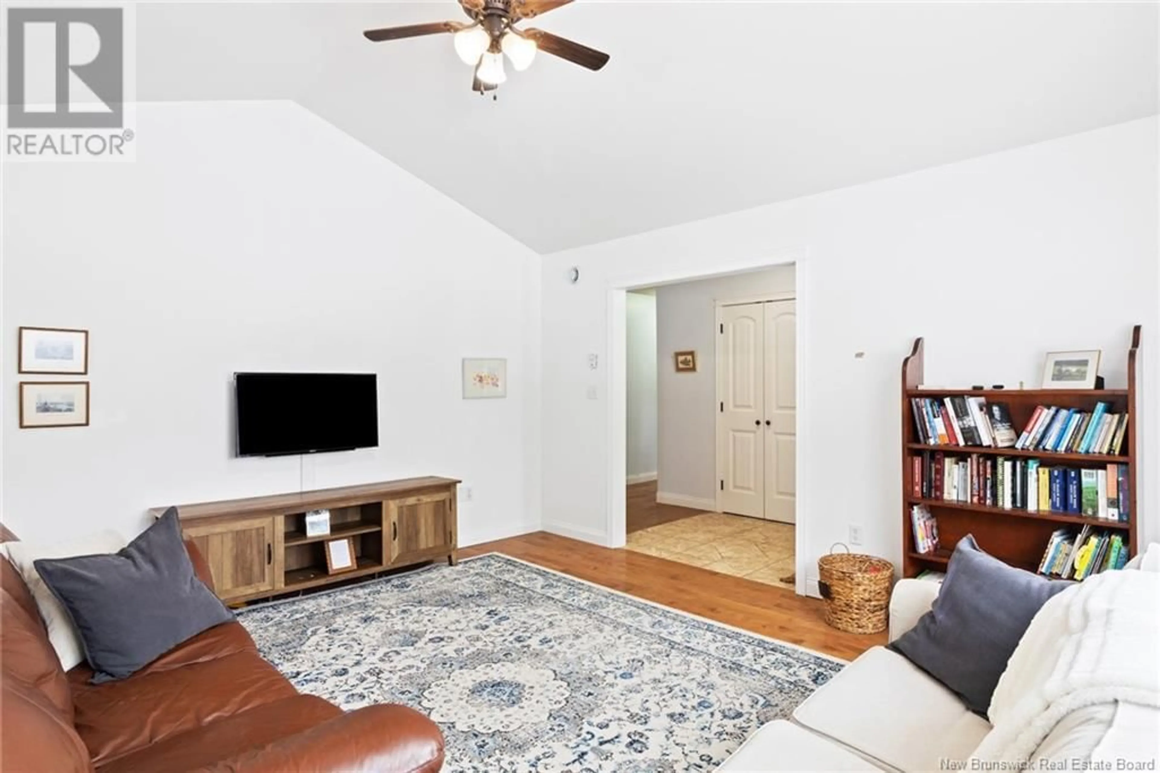 Living room with furniture, unknown for 49 Dewitt Acres, Fredericton New Brunswick E3A6S3