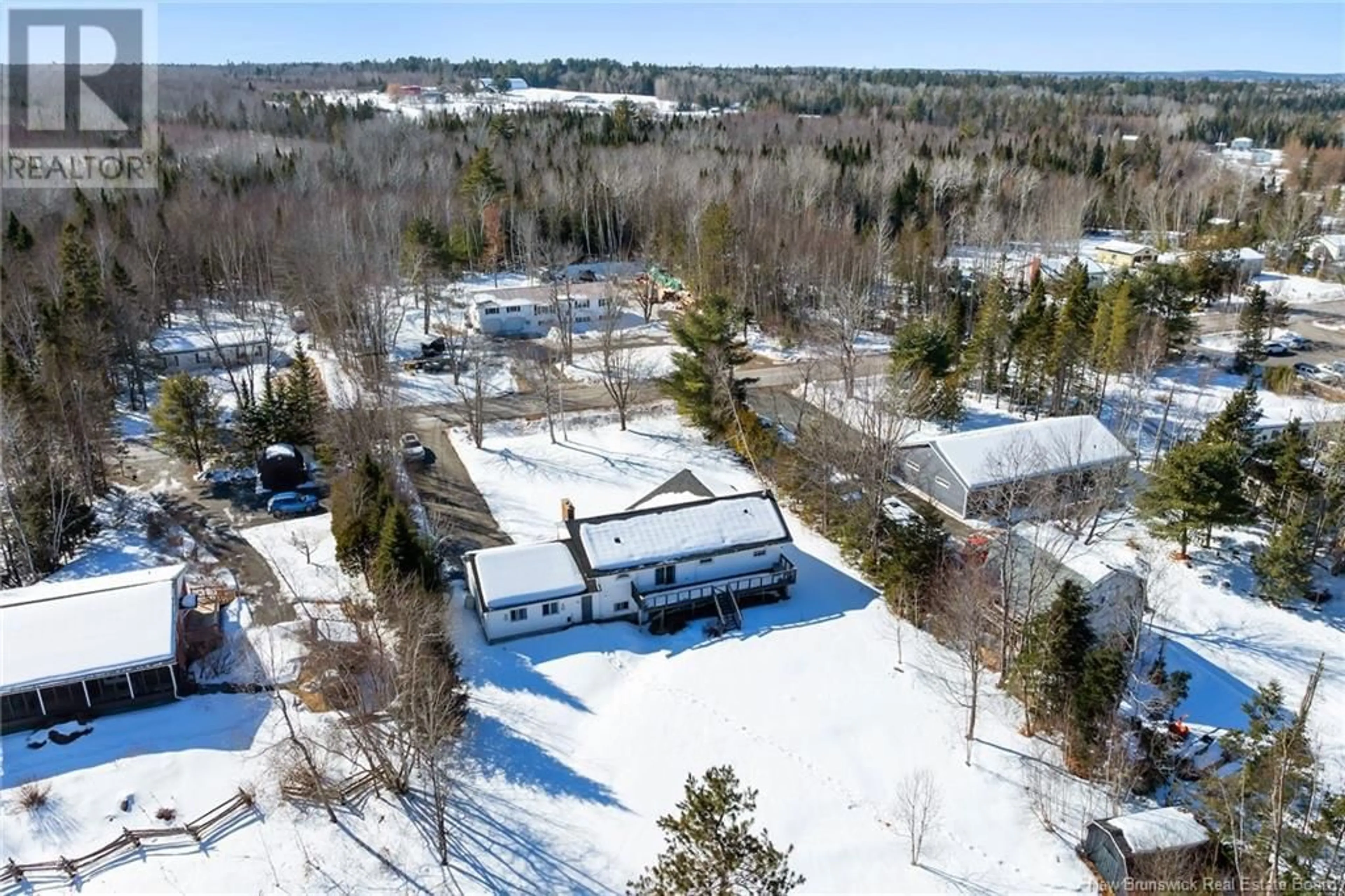 A pic from outside/outdoor area/front of a property/back of a property/a pic from drone, unknown for 450 Bryson Road, Nasonworth New Brunswick E3B8E9