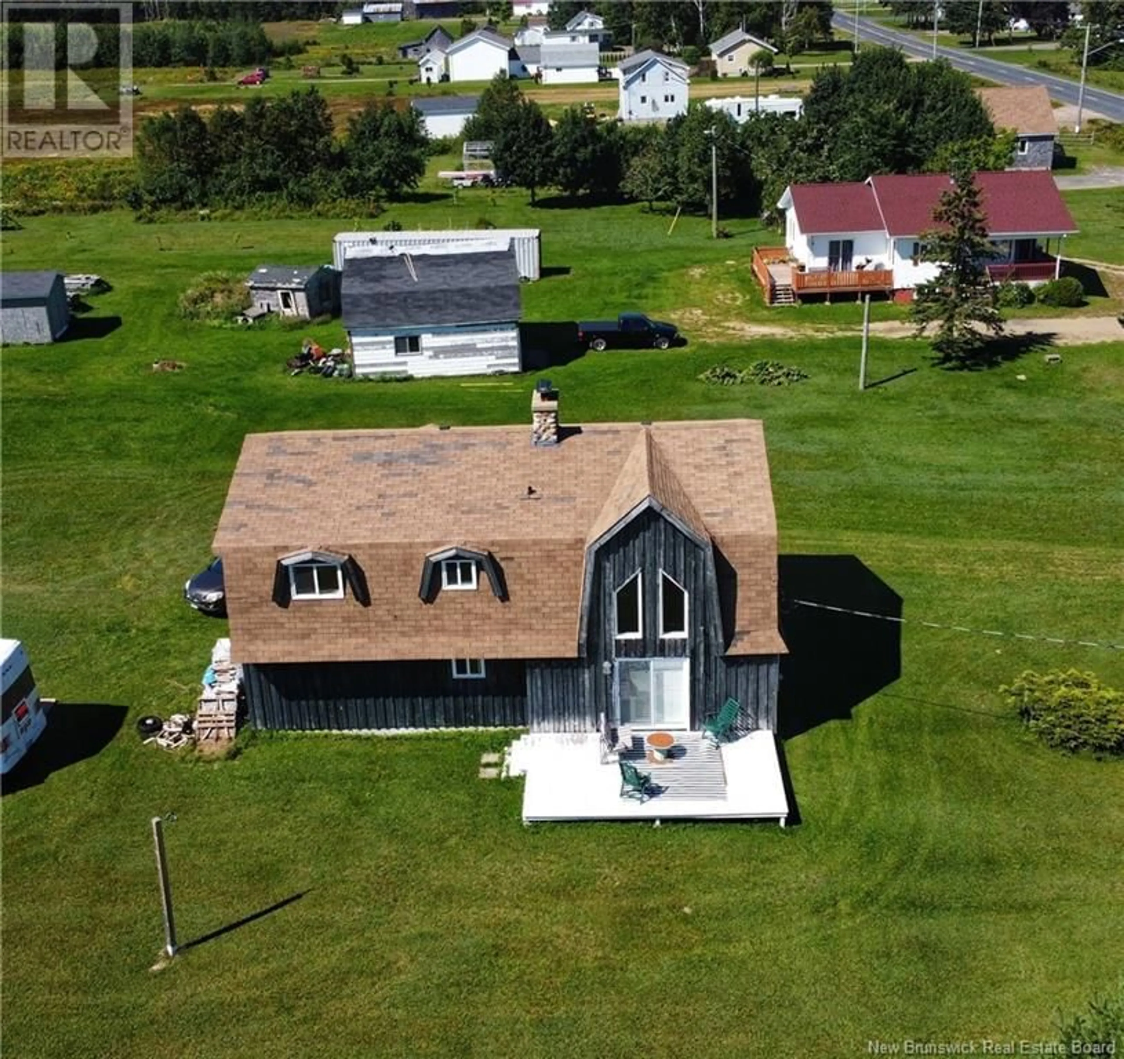 A pic from outside/outdoor area/front of a property/back of a property/a pic from drone, unknown for 1738 Route 355, Sainte-Rose New Brunswick E1X2X3