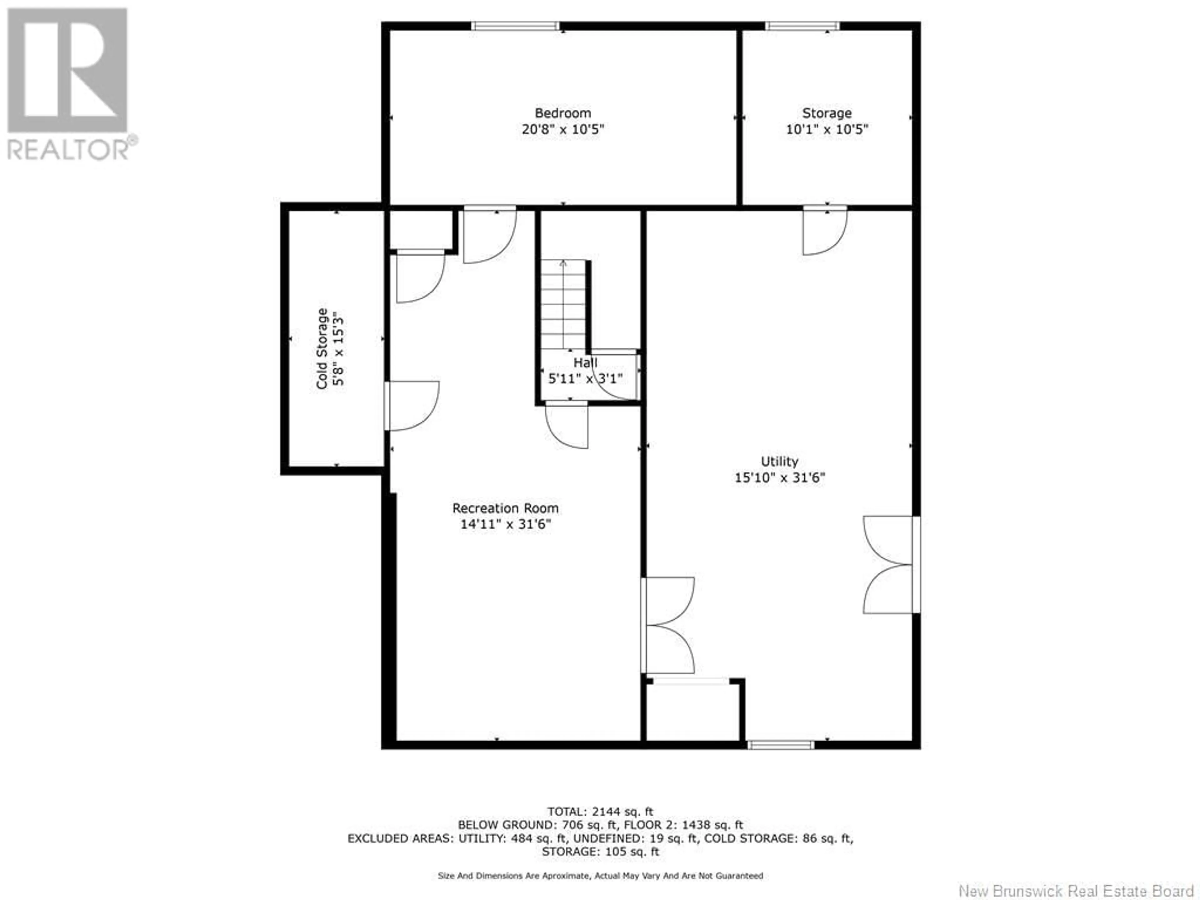 Floor plan for 132 CHEVARIE LANE, Aldouane New Brunswick E4W5B4