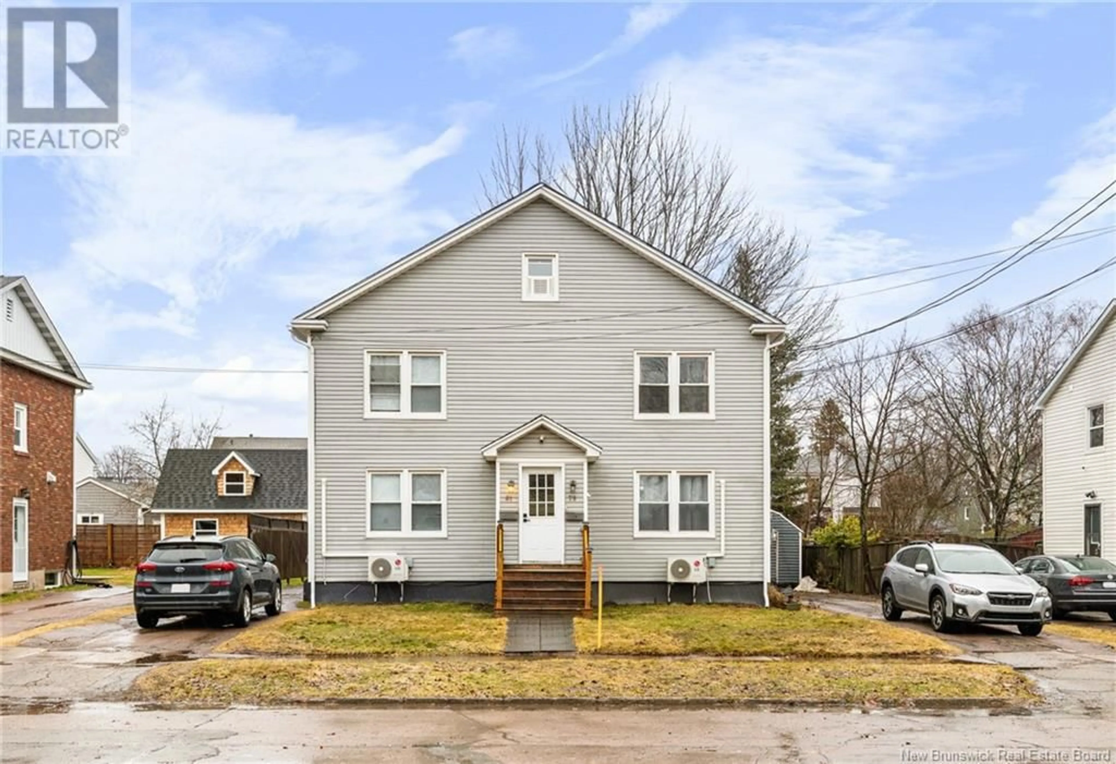 Home with vinyl exterior material, street for 79-81 FAIRVIEW DRIVE, Moncton New Brunswick E1E3C9