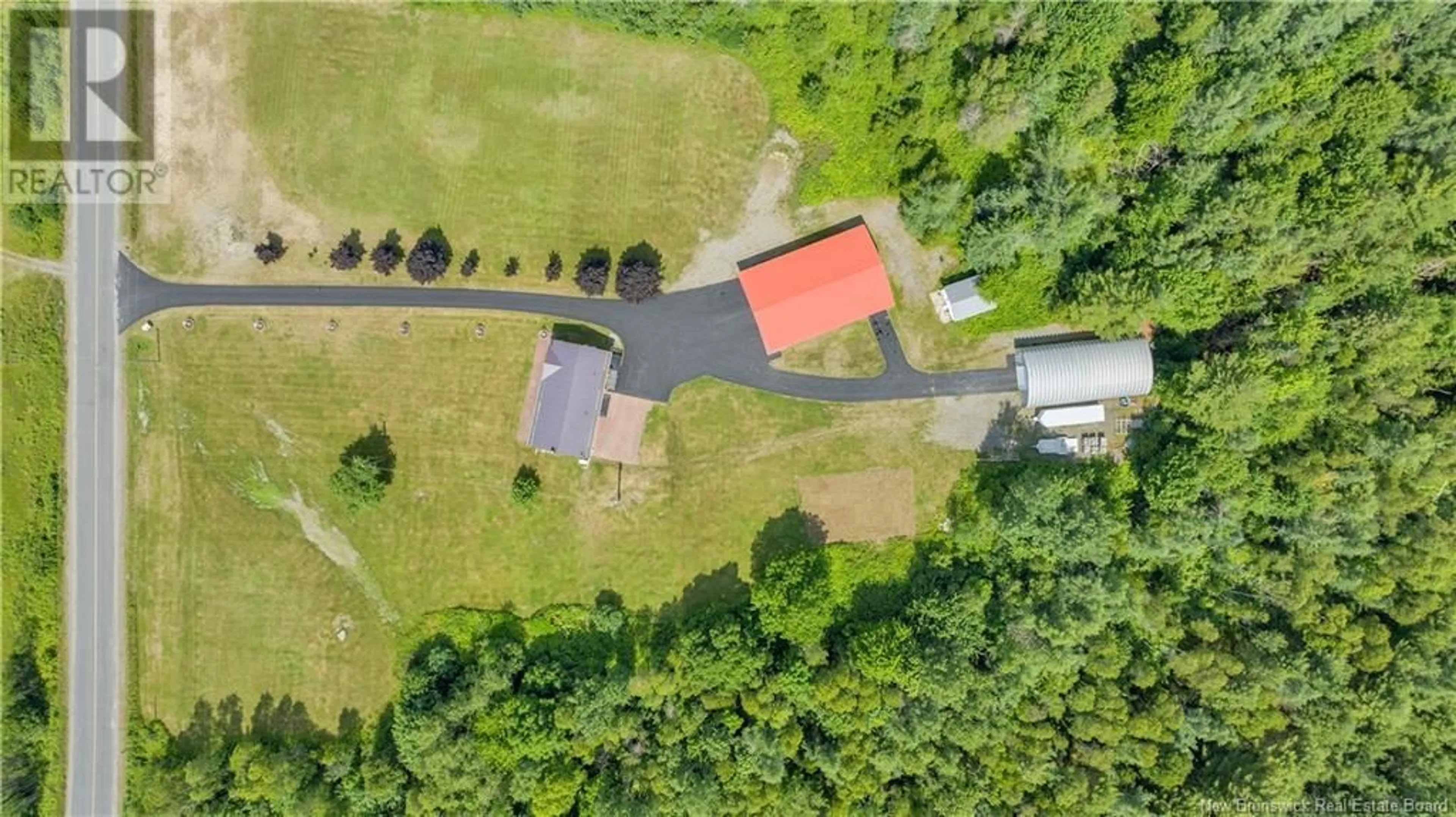 A pic from outside/outdoor area/front of a property/back of a property/a pic from drone, unknown for 2049 ROUTE 760, Johnson Settlement New Brunswick E5A1R9