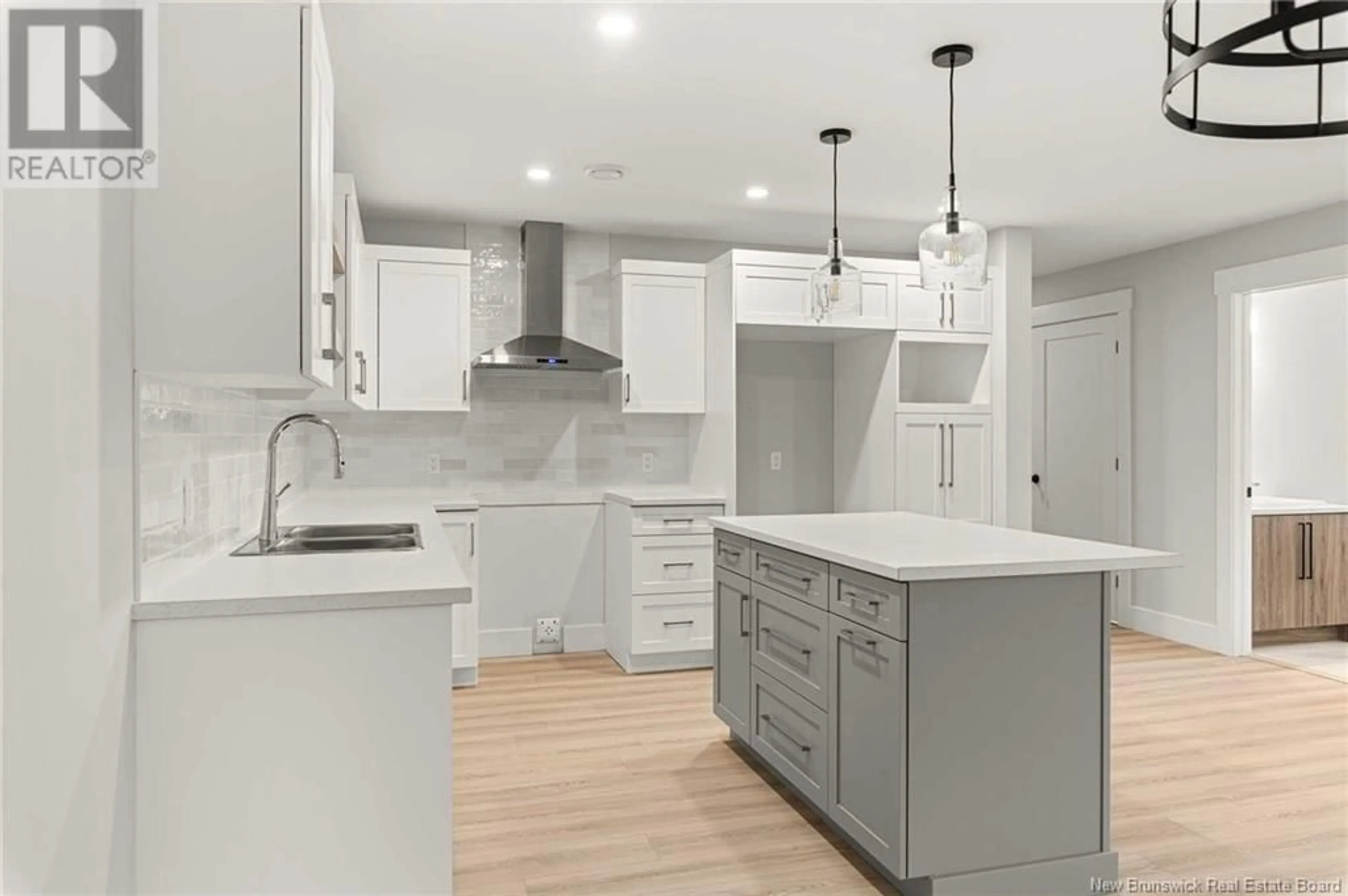 Open concept kitchen, ceramic/tile floor for 200 TEABERRY AVENUE, Moncton New Brunswick E1G6H7