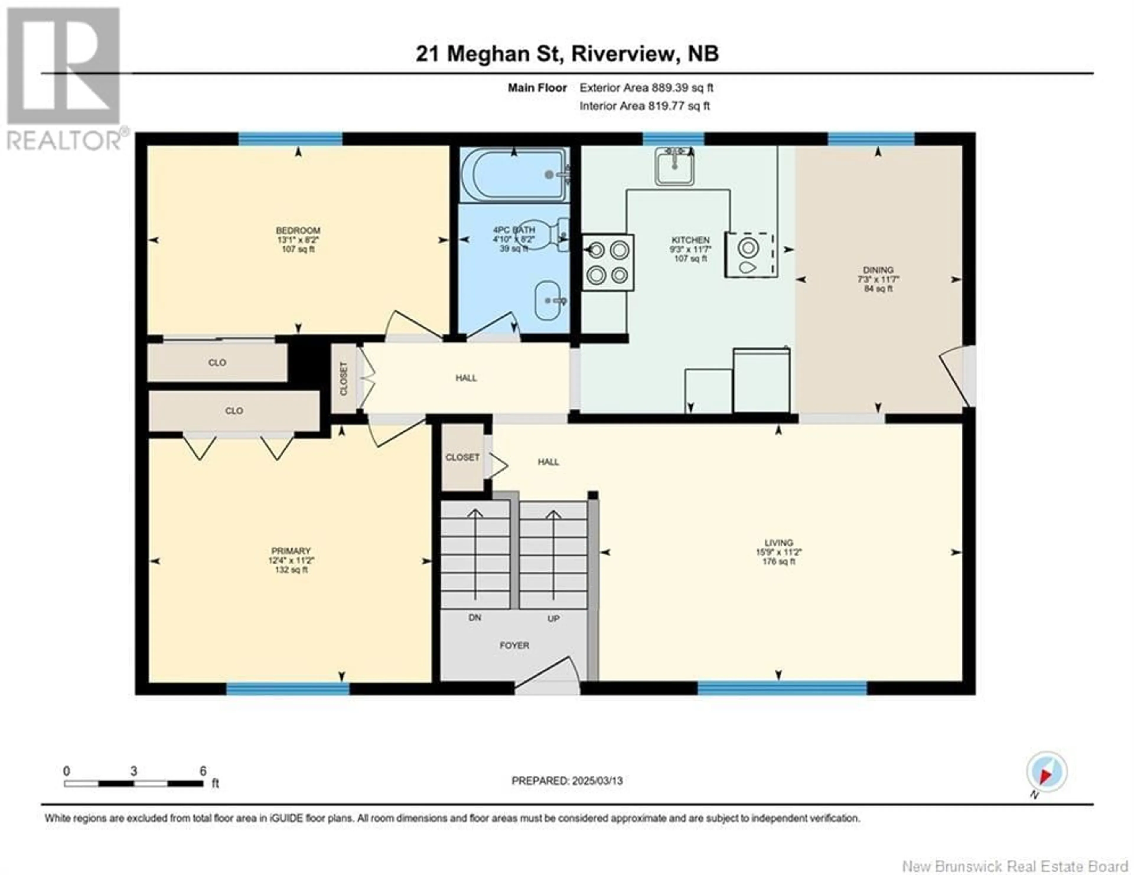 Floor plan for 21 Meghan Street, Riverview New Brunswick E1B4E4