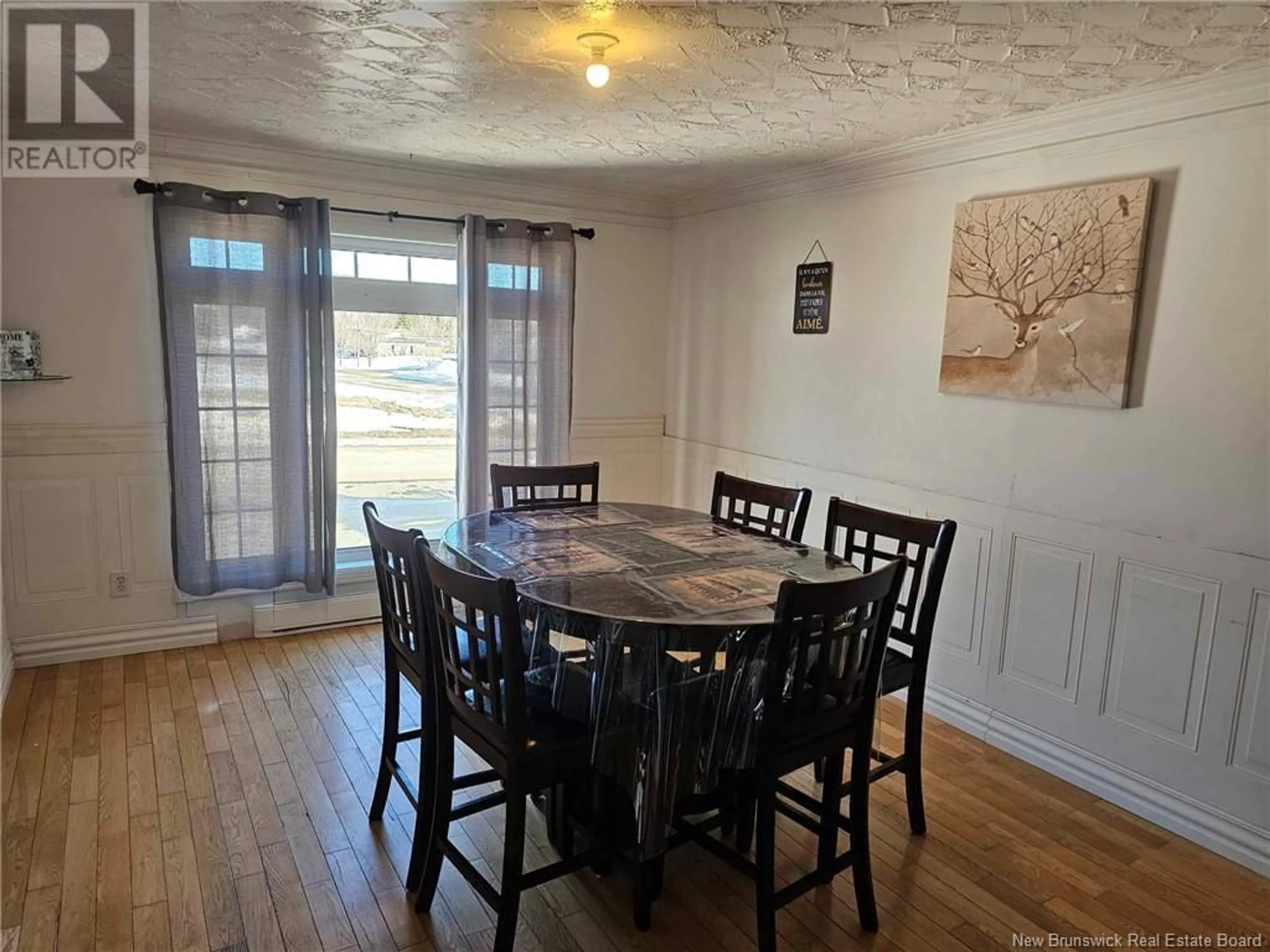 Dining room, wood/laminate floor for 3 BENJAMIN EST STREET, Saint-Pons New Brunswick E1X1Y4