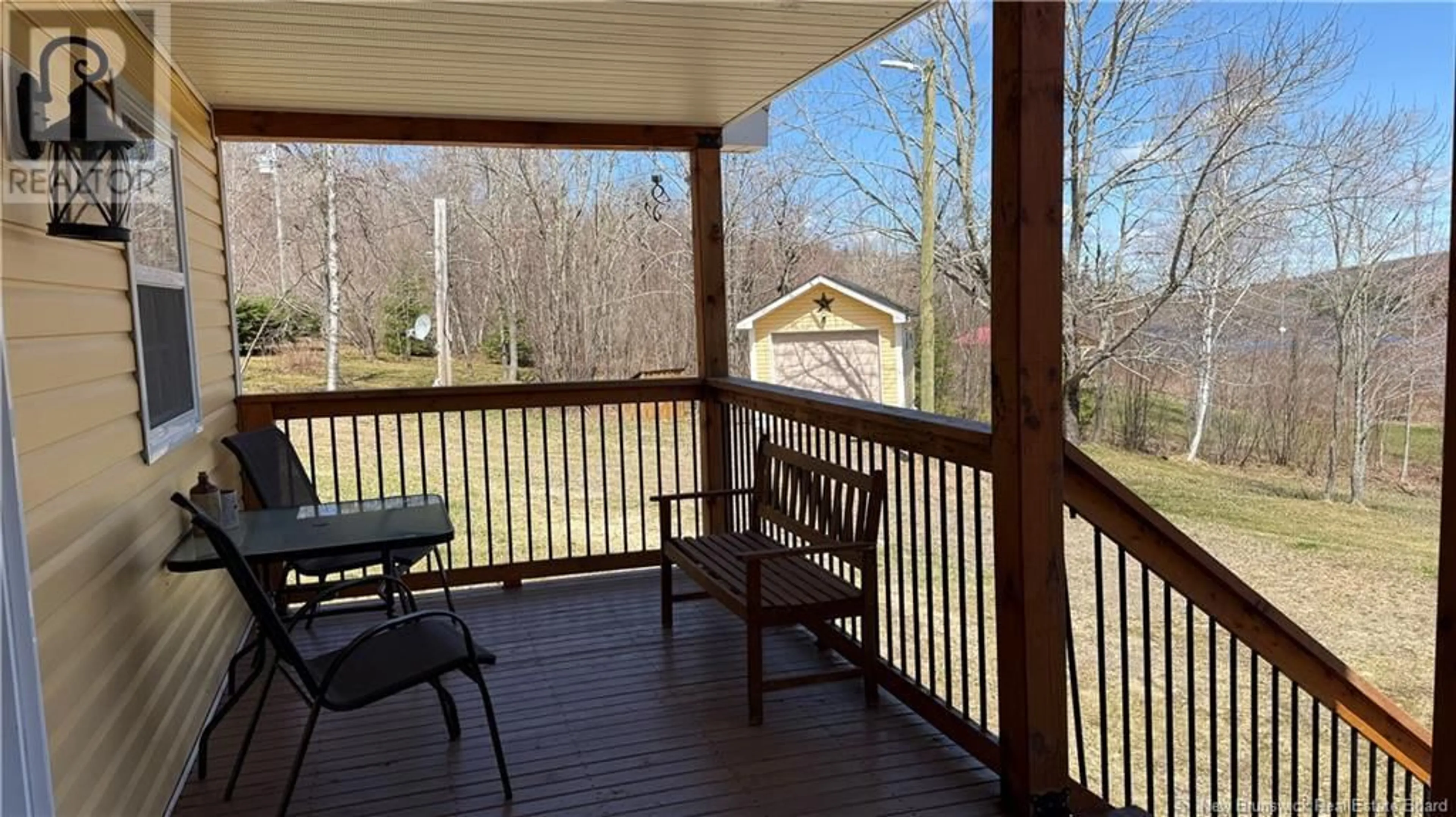 Patio, water/lake/river/ocean view for 9 STEVENSON LANE, East Grand Lake New Brunswick E6H1Y6
