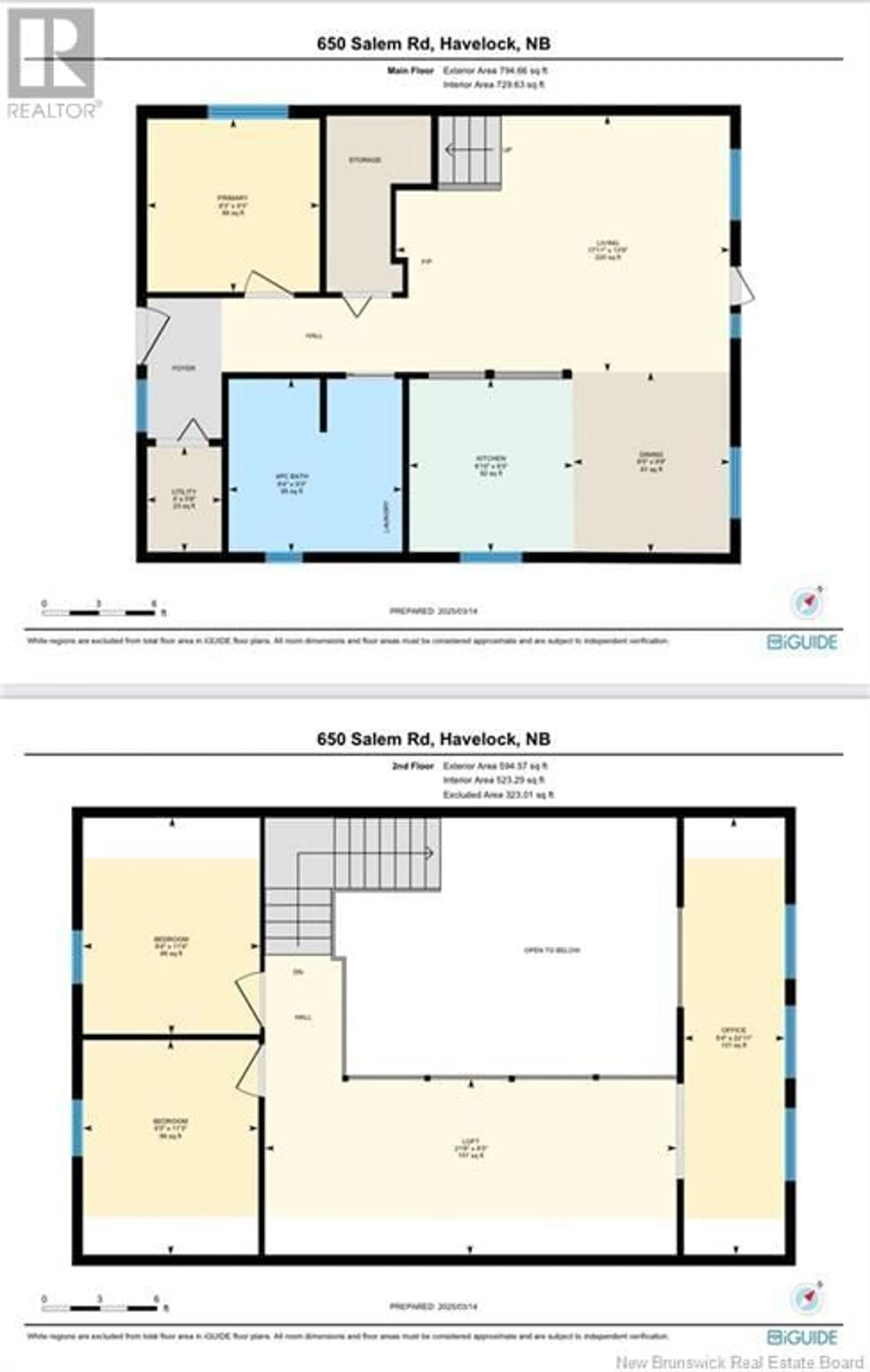 Floor plan for 650 SALEM ROAD, Havelock New Brunswick E4Z5S3