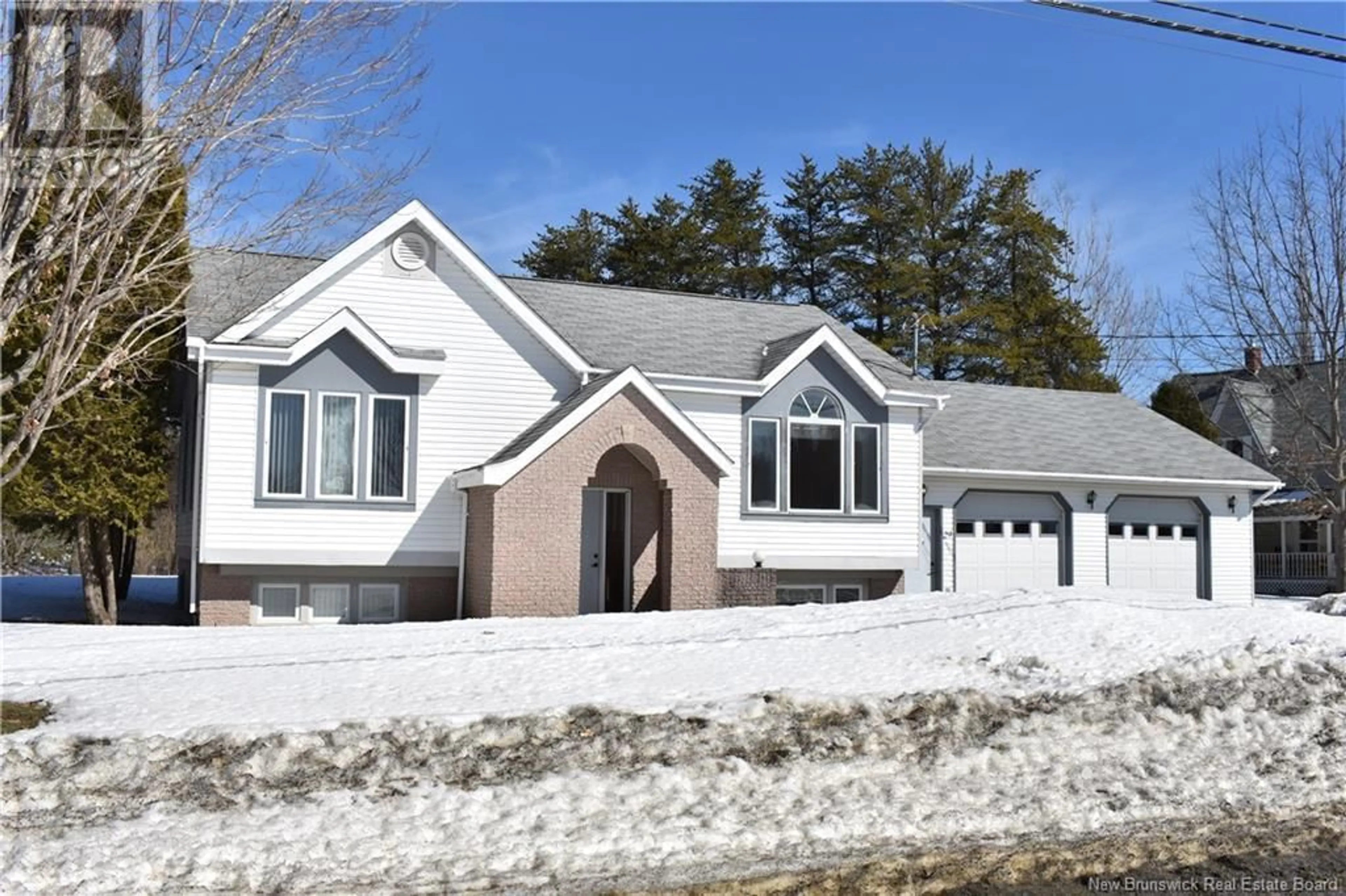 Home with vinyl exterior material, street for 29 BEECH GLEN ROAD, Perth-Andover New Brunswick E7H1H9