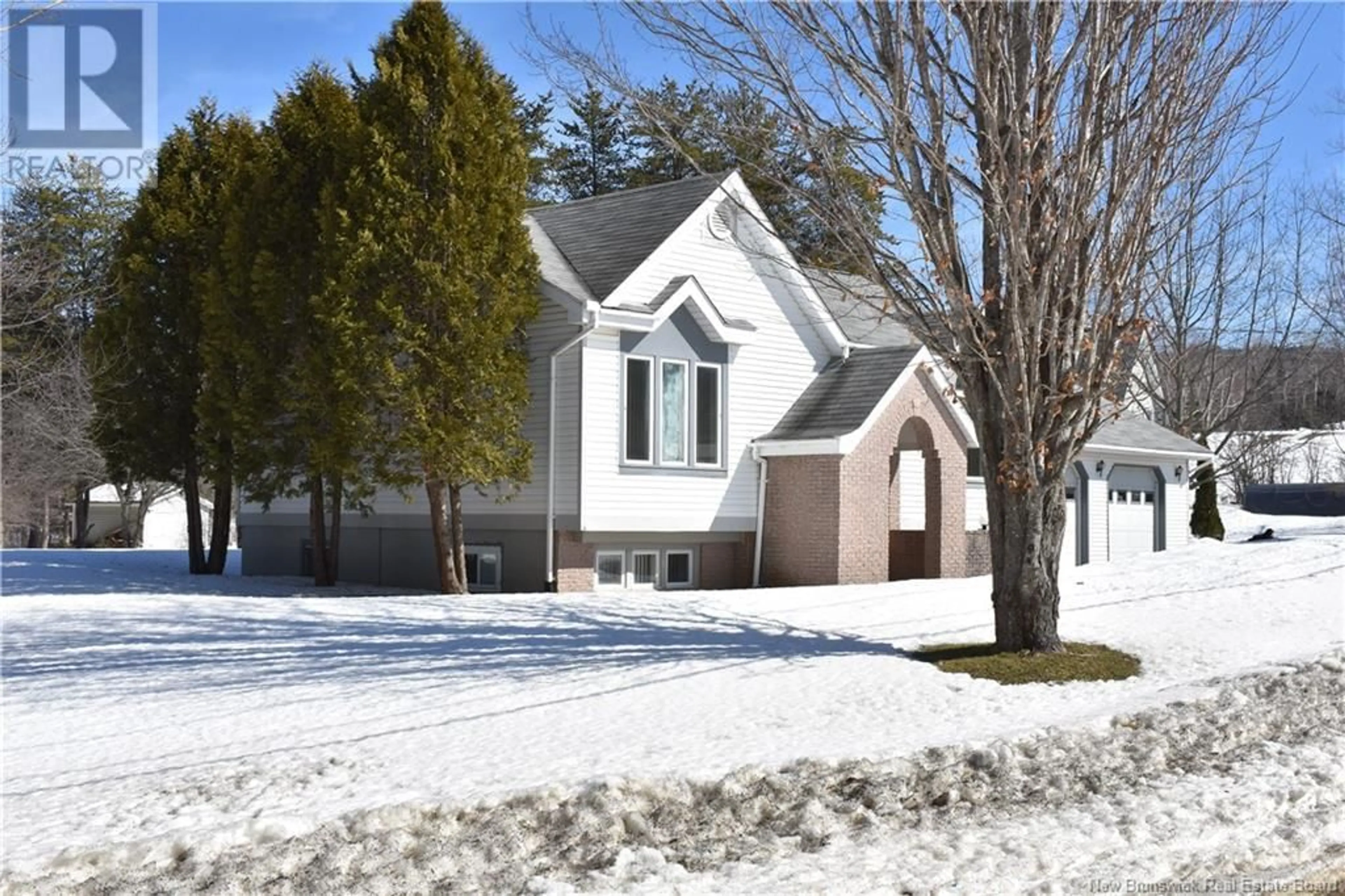 Home with vinyl exterior material, street for 29 BEECH GLEN ROAD, Perth-Andover New Brunswick E7H1H9