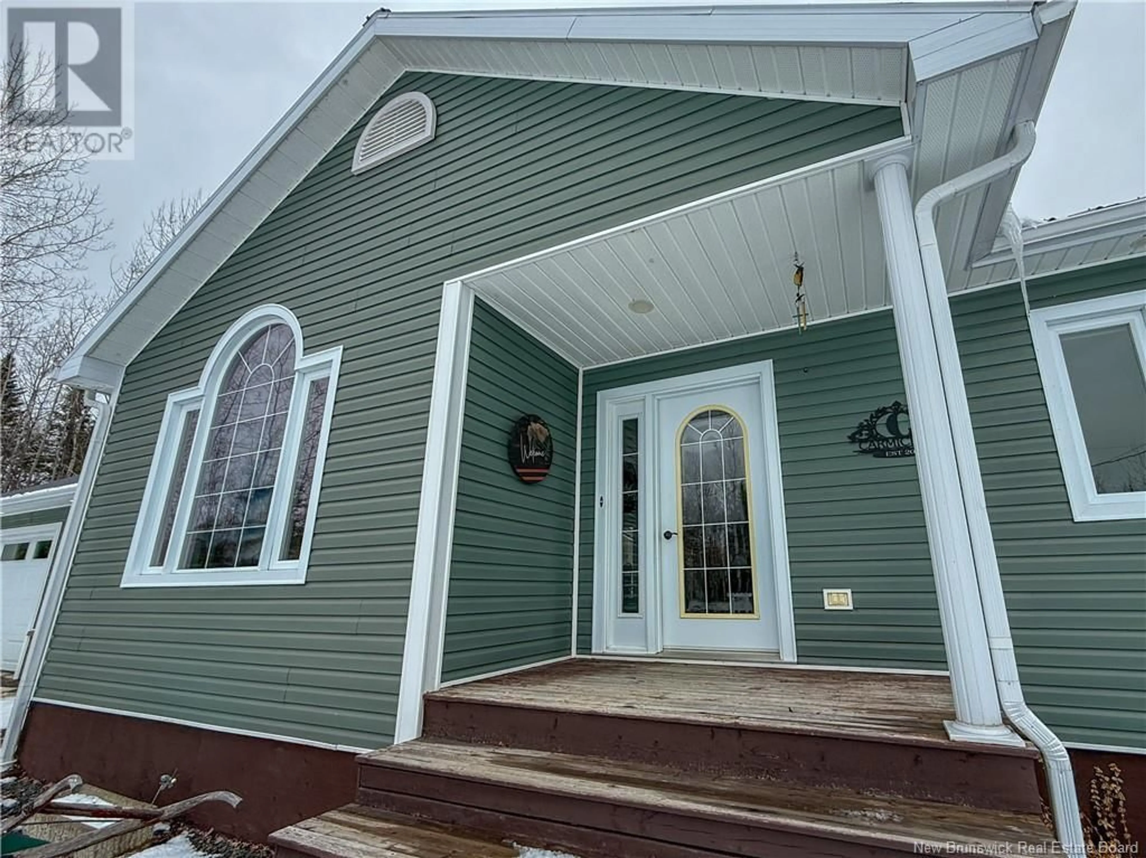 Home with vinyl exterior material, street for 266 MELVILLE ROAD, Lansdowne New Brunswick E7L3X3