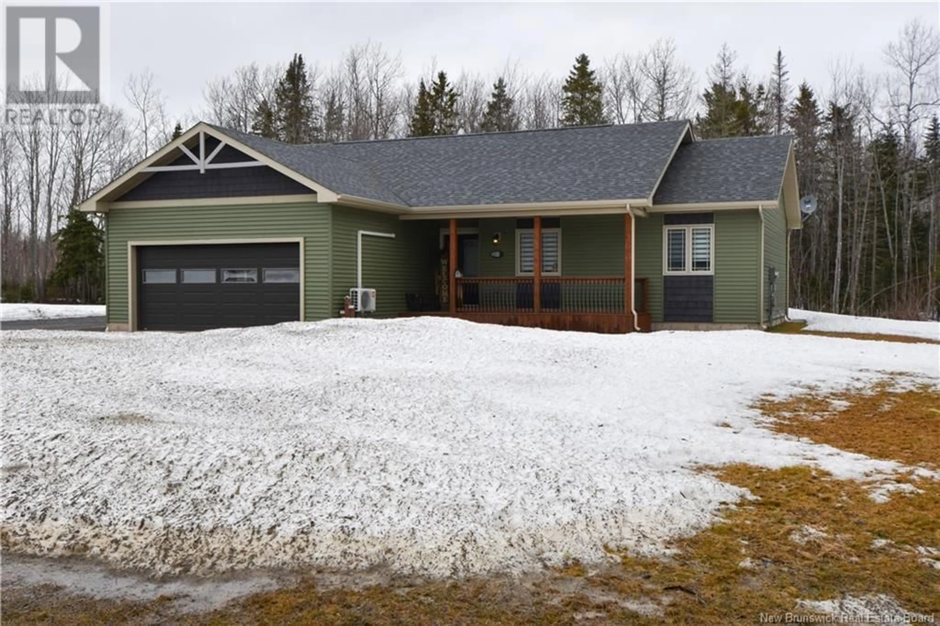Home with vinyl exterior material, street for 1191 ROUTE 455, Caissie Road New Brunswick E9G2Y6