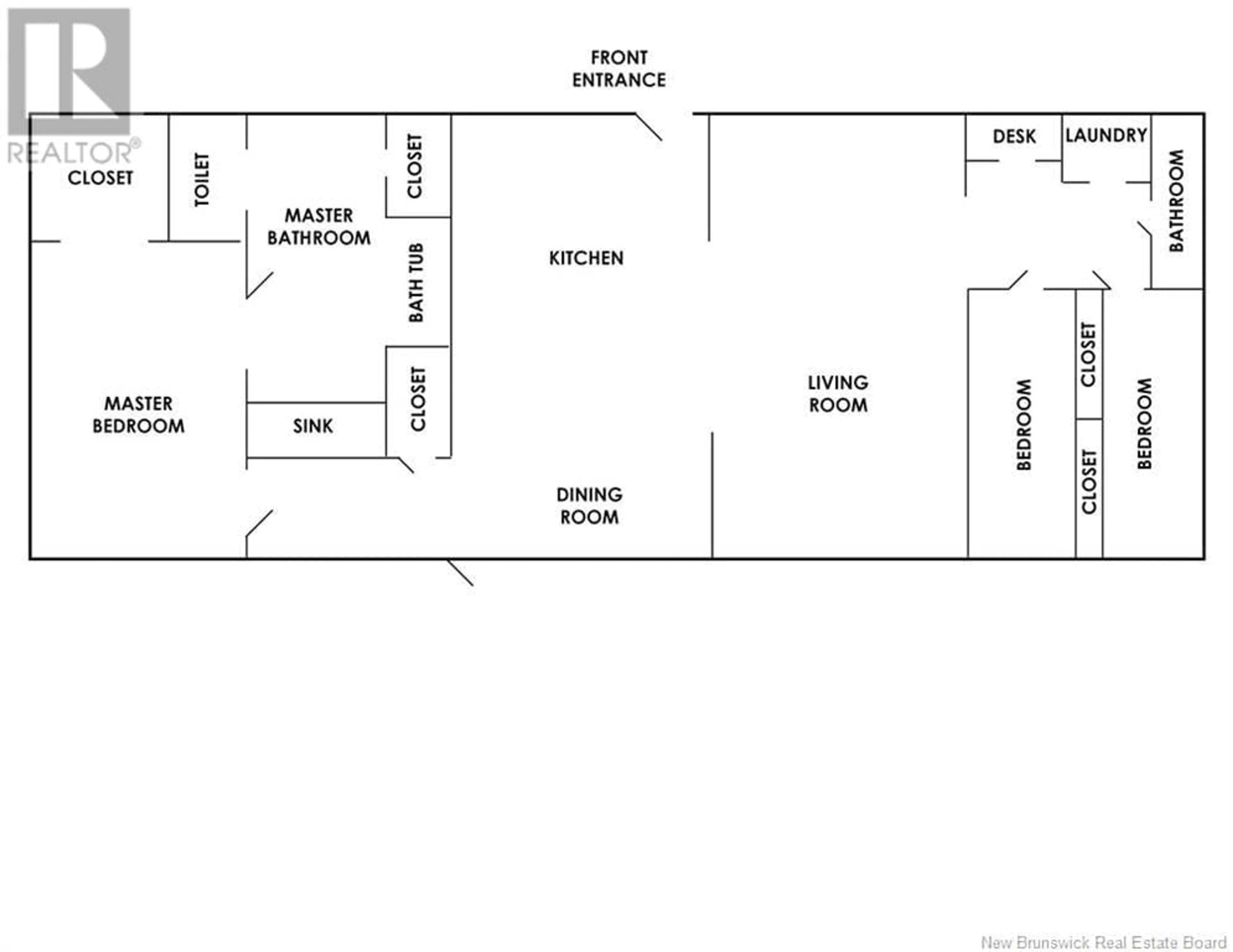 Floor plan for 259 HILLS POINT ROAD, Oak Bay New Brunswick E3L4J6