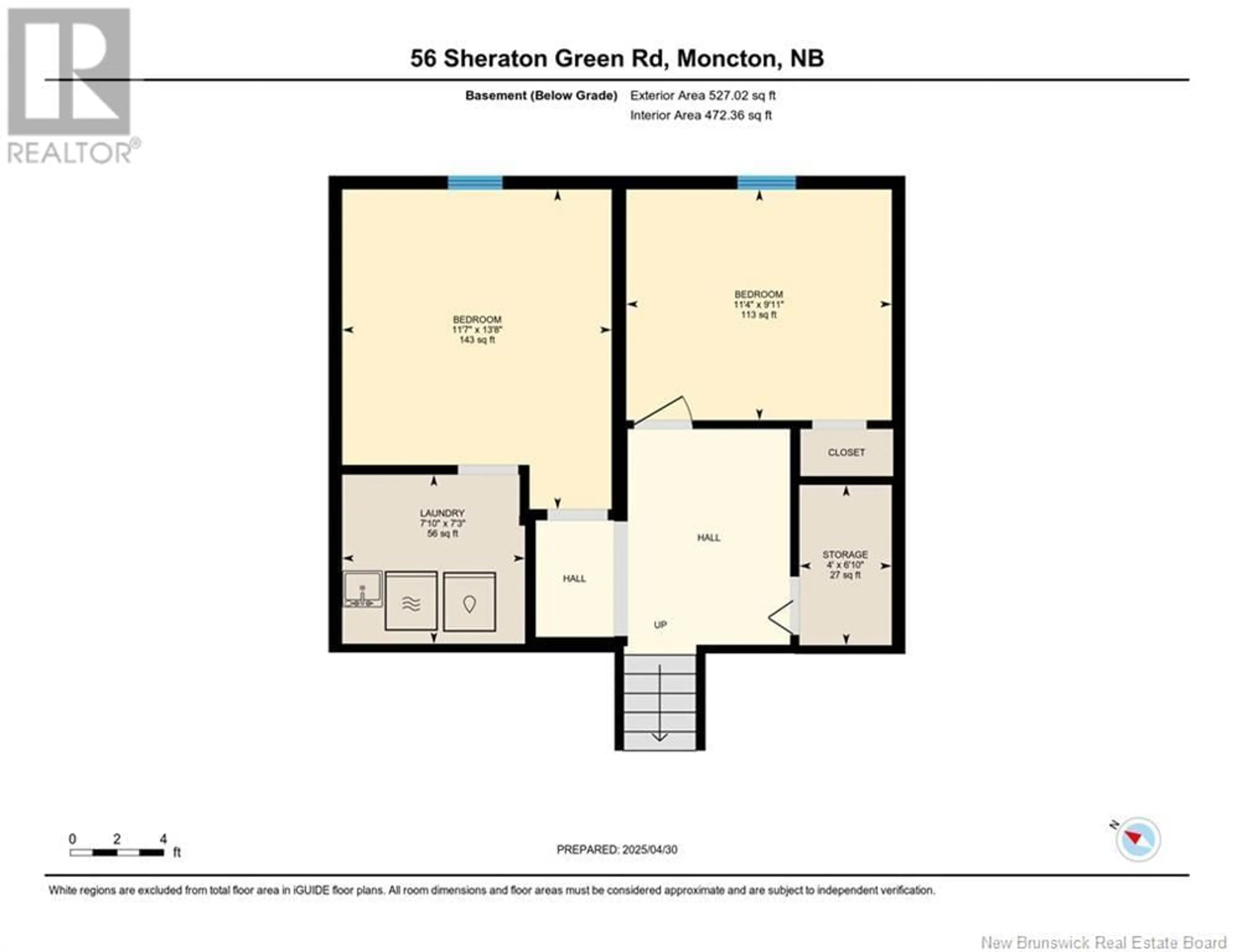 Floor plan for 56 SHERATON GREEN ROAD, Moncton New Brunswick E1G1S2