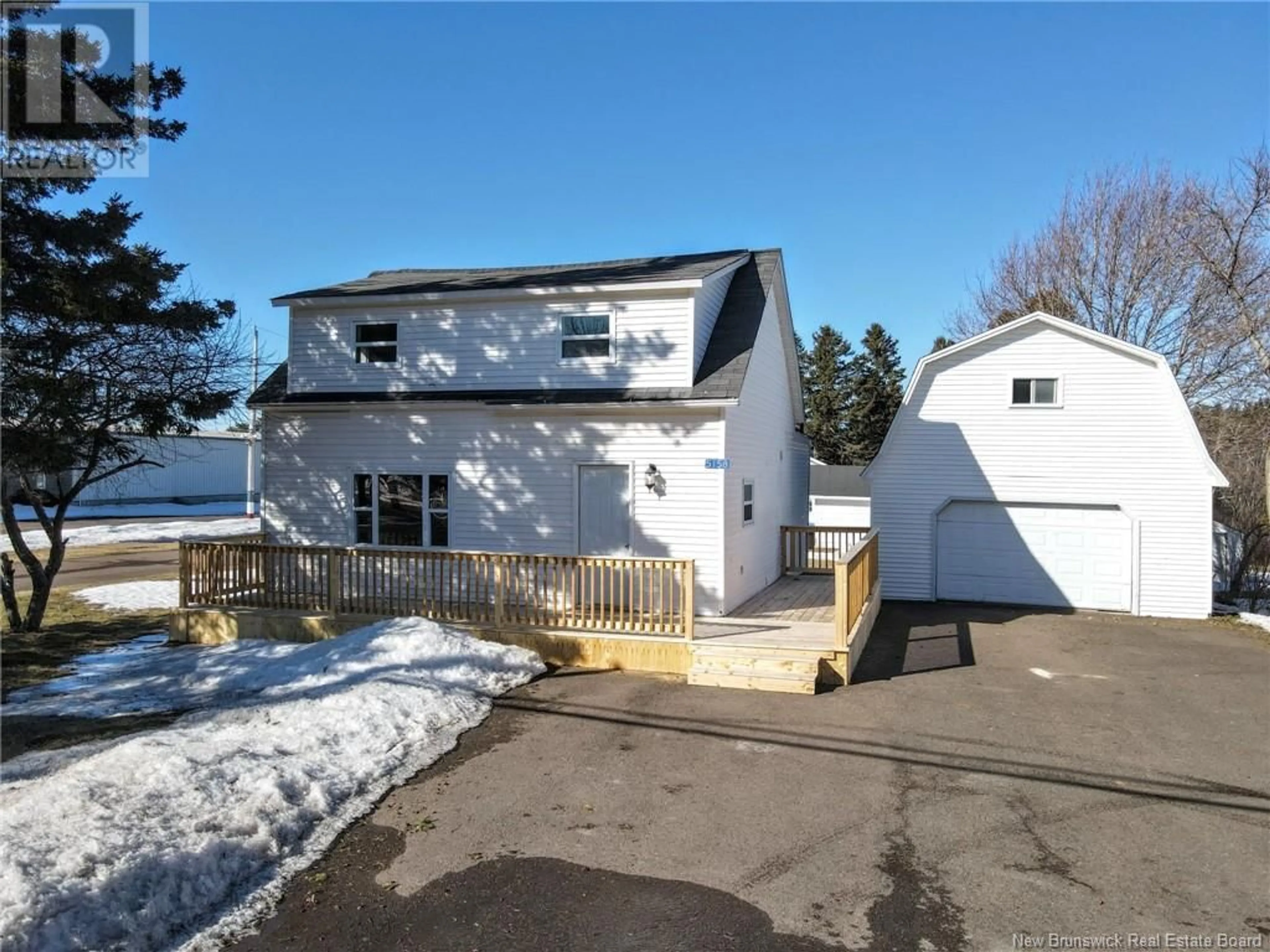 A pic from outside/outdoor area/front of a property/back of a property/a pic from drone, street for 5158 ROUTE 530, Cocagne New Brunswick E4R3B2