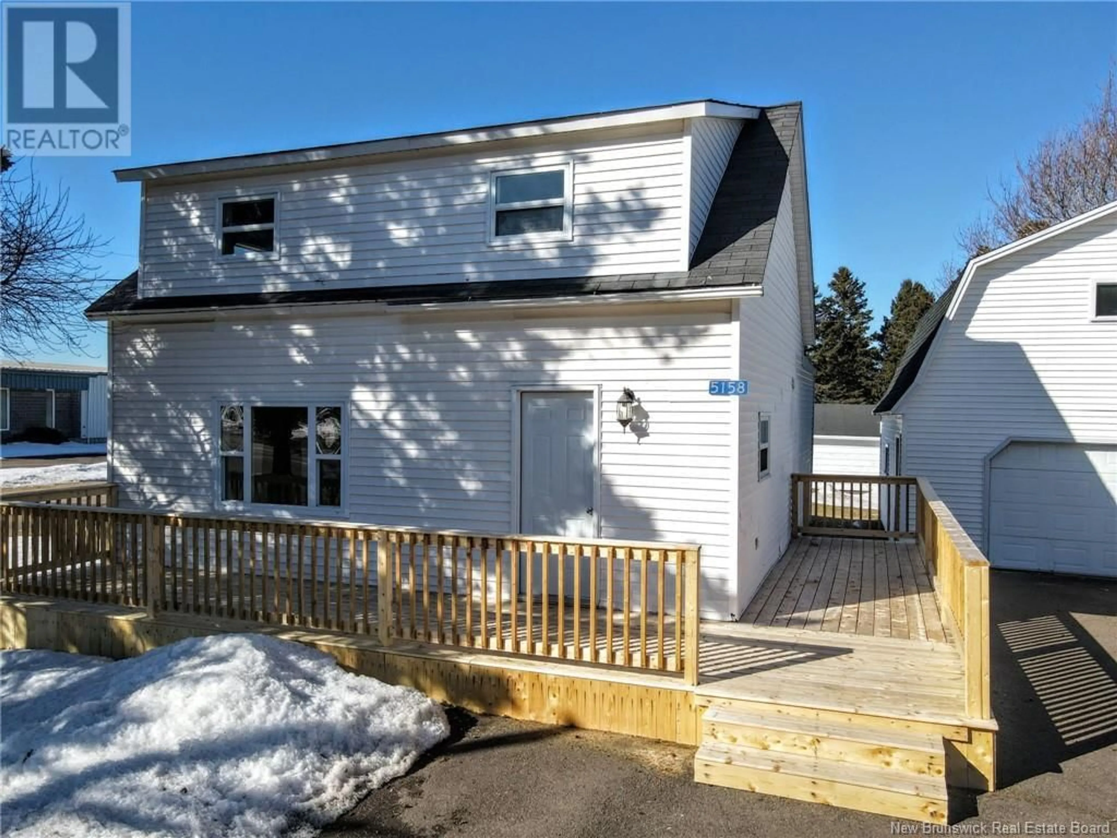 Home with vinyl exterior material, street for 5158 ROUTE 530, Cocagne New Brunswick E4R3B2