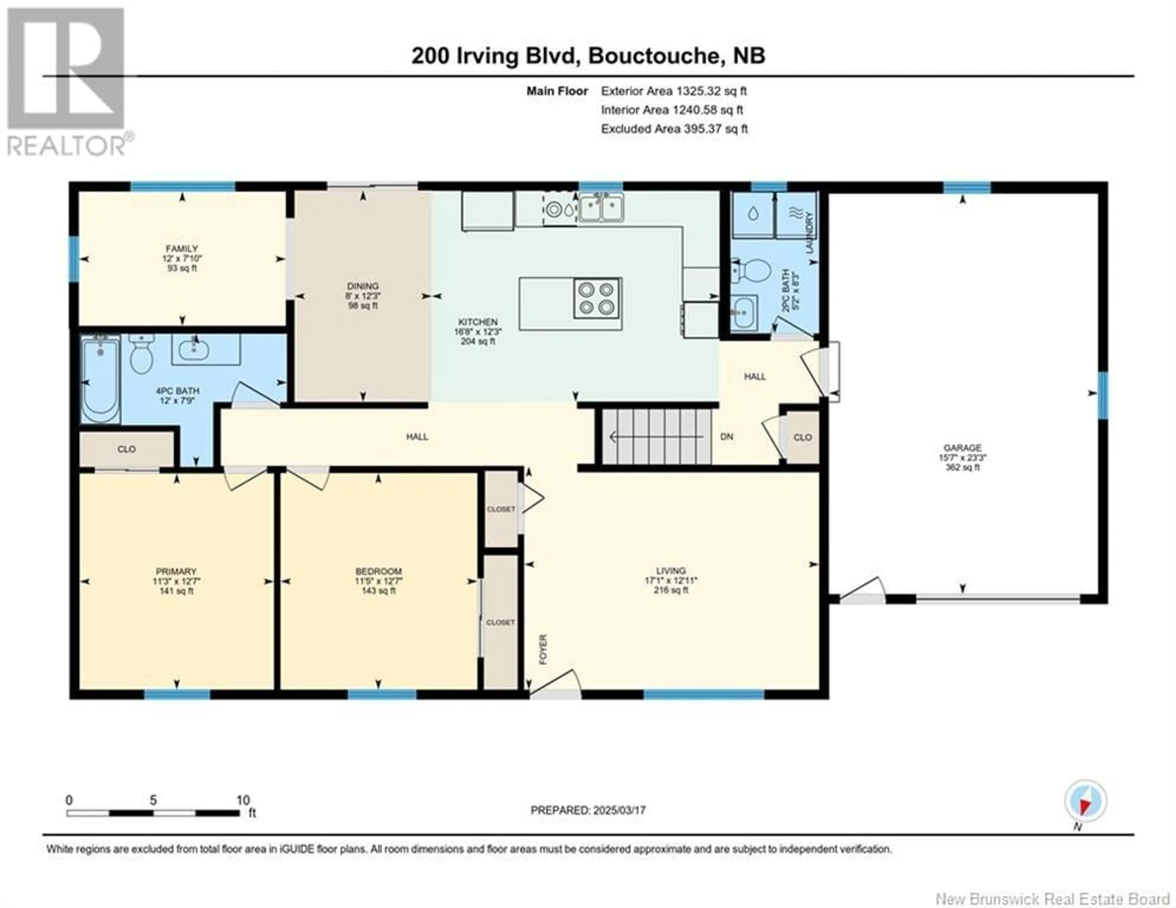 Floor plan for 200 IRVING BOULEVARD, Bouctouche New Brunswick E4S3L7