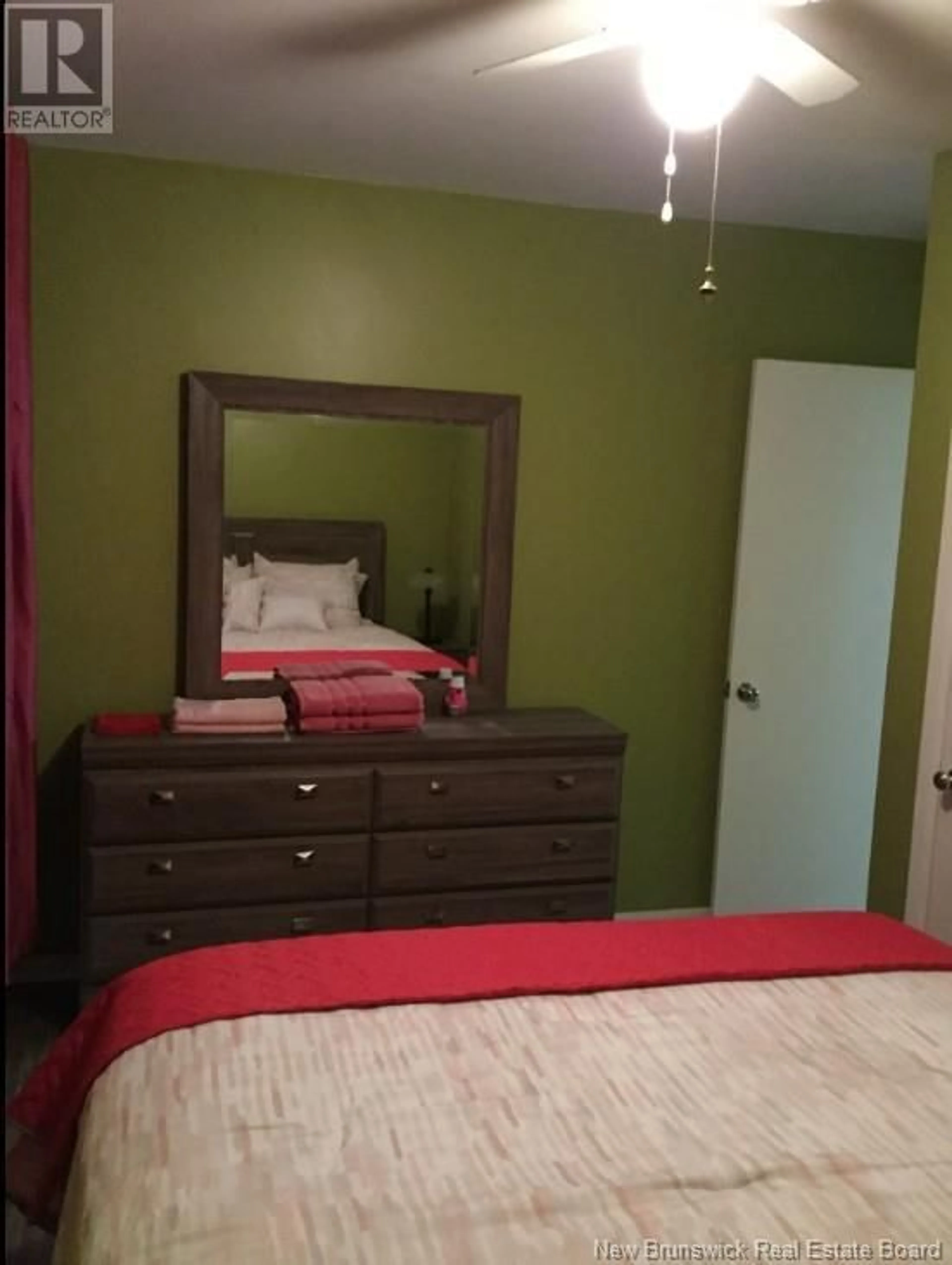 Bedroom with bed, wood/laminate floor for 73 MAPLETON DRIVE, Moncton New Brunswick E1C7W6