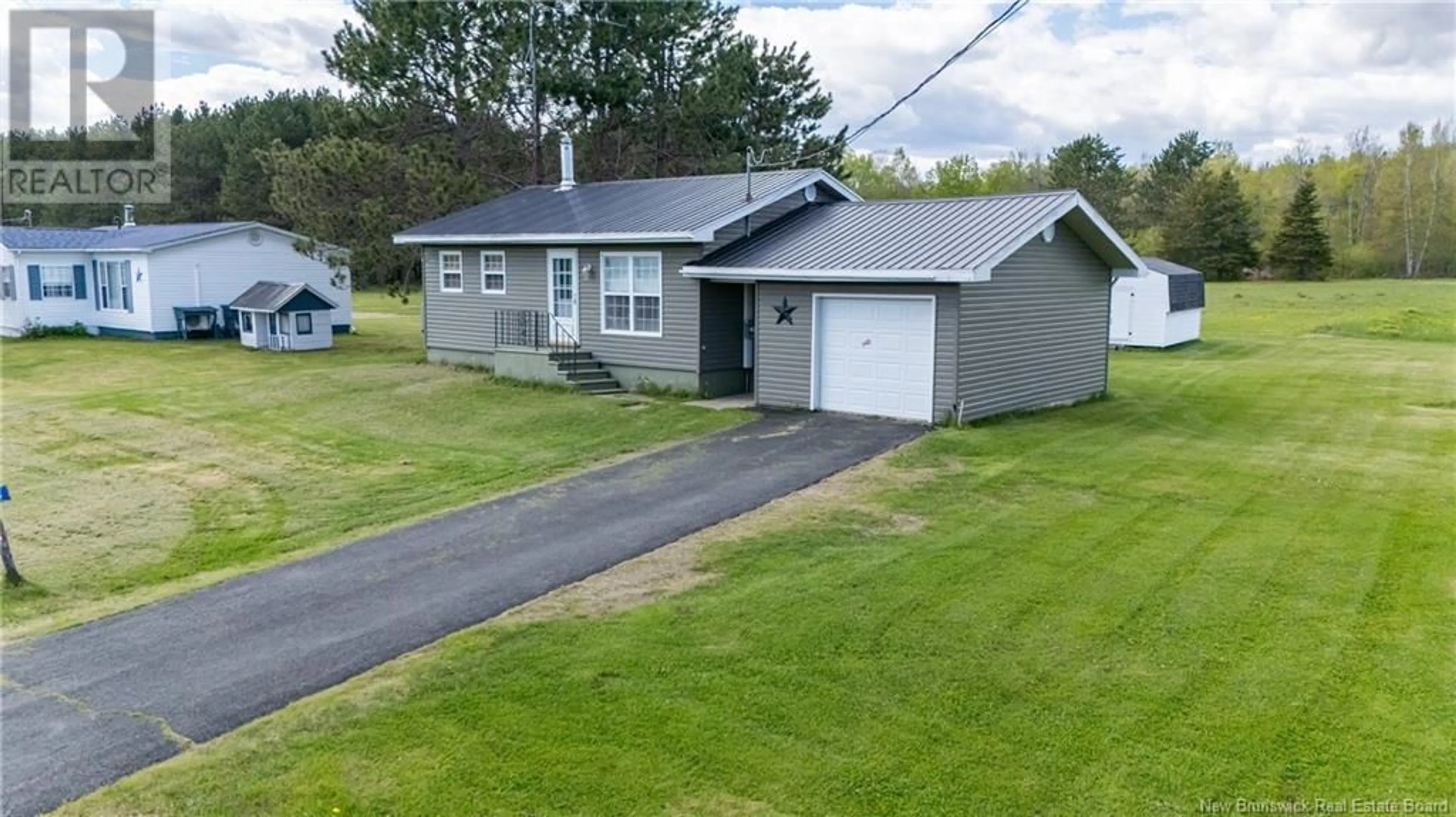 A pic from outside/outdoor area/front of a property/back of a property/a pic from drone, street for 148 STOREYTOWN ROAD, Doaktown New Brunswick E9C1R8