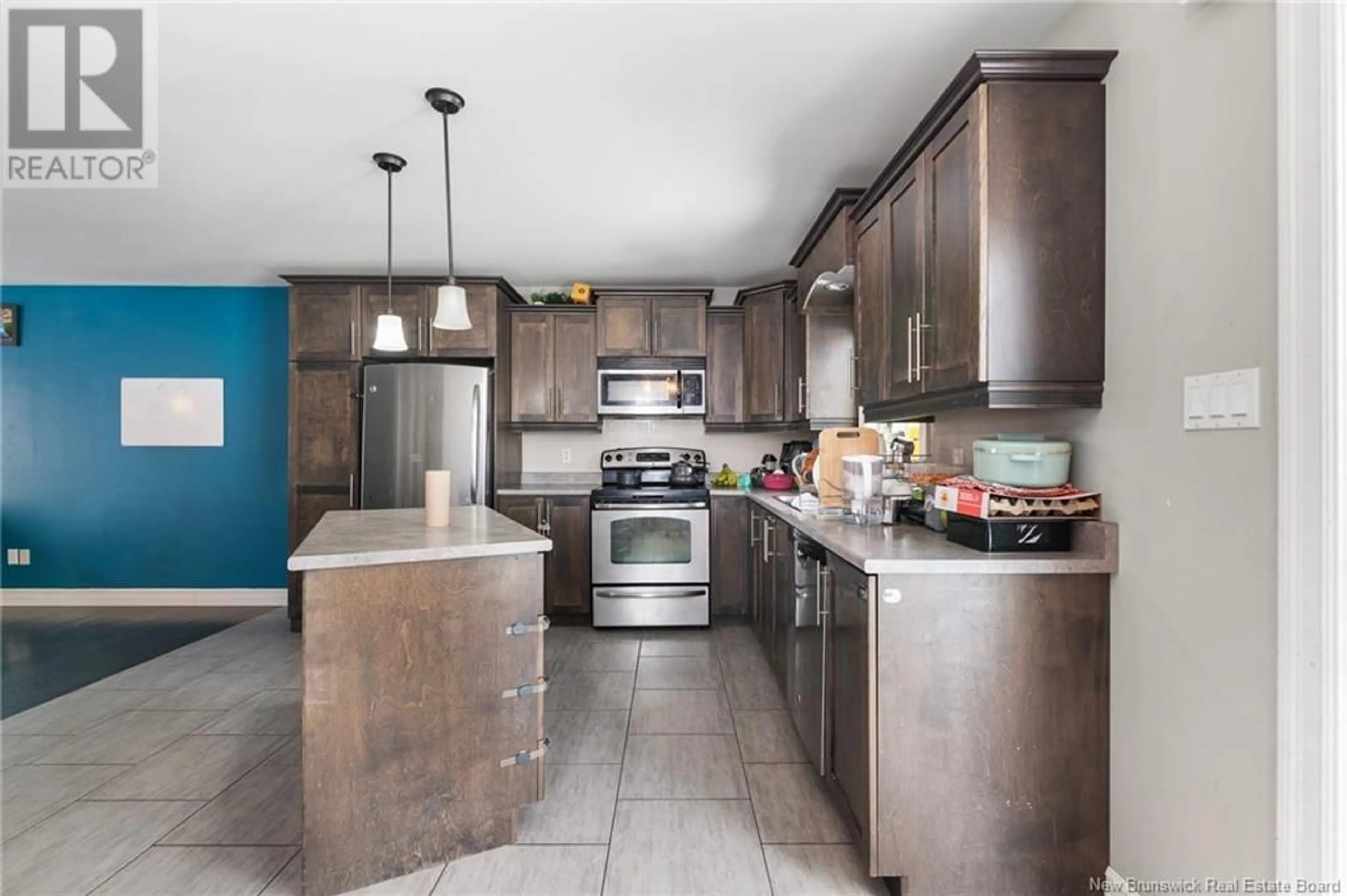 Contemporary kitchen, ceramic/tile floor for 43-45 MILL ROAD, Moncton New Brunswick E1A4A3