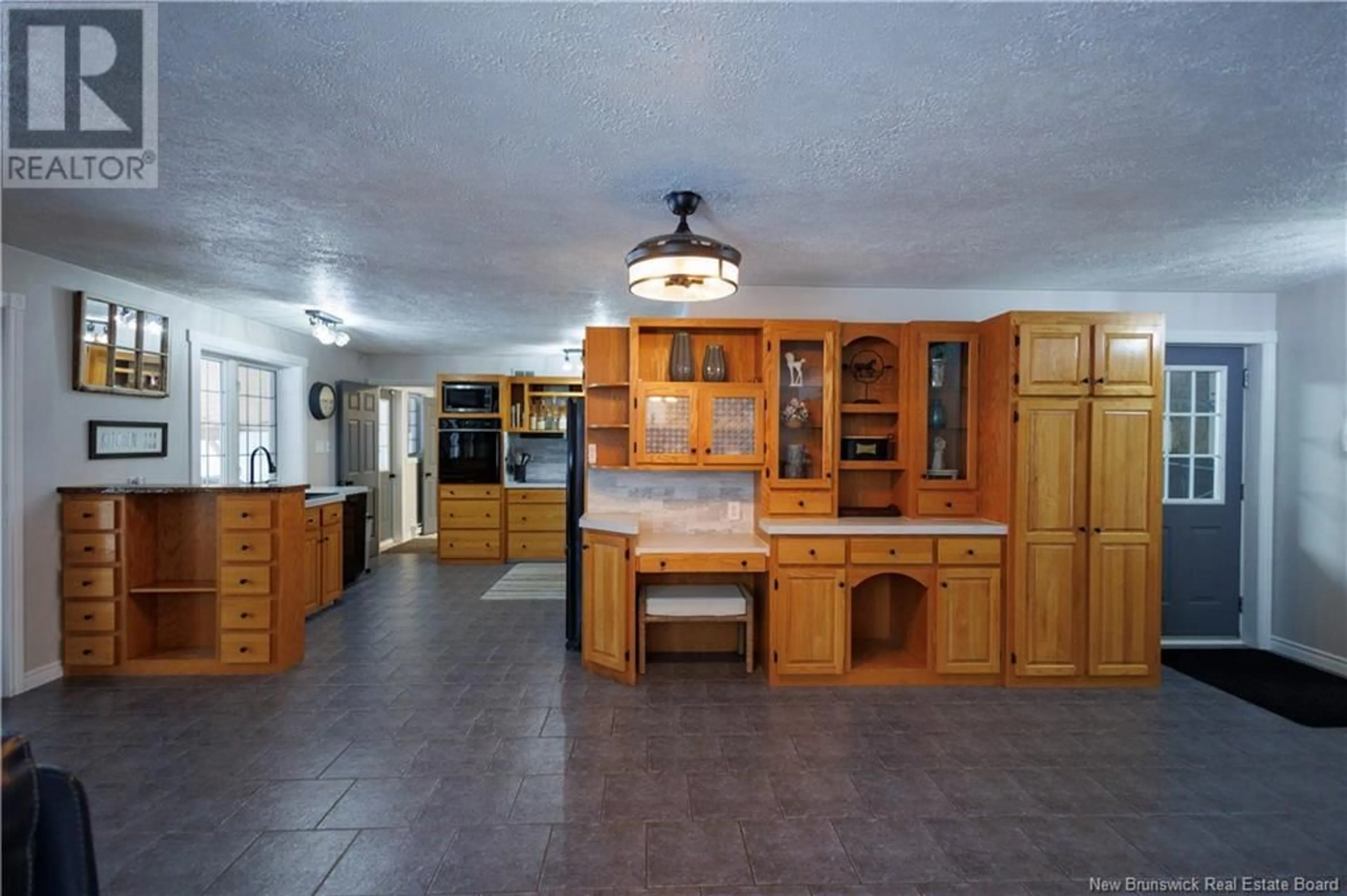 Open concept kitchen, ceramic/tile floor for 4889 ROUTE 108, Sisson Ridge New Brunswick E7G2T5