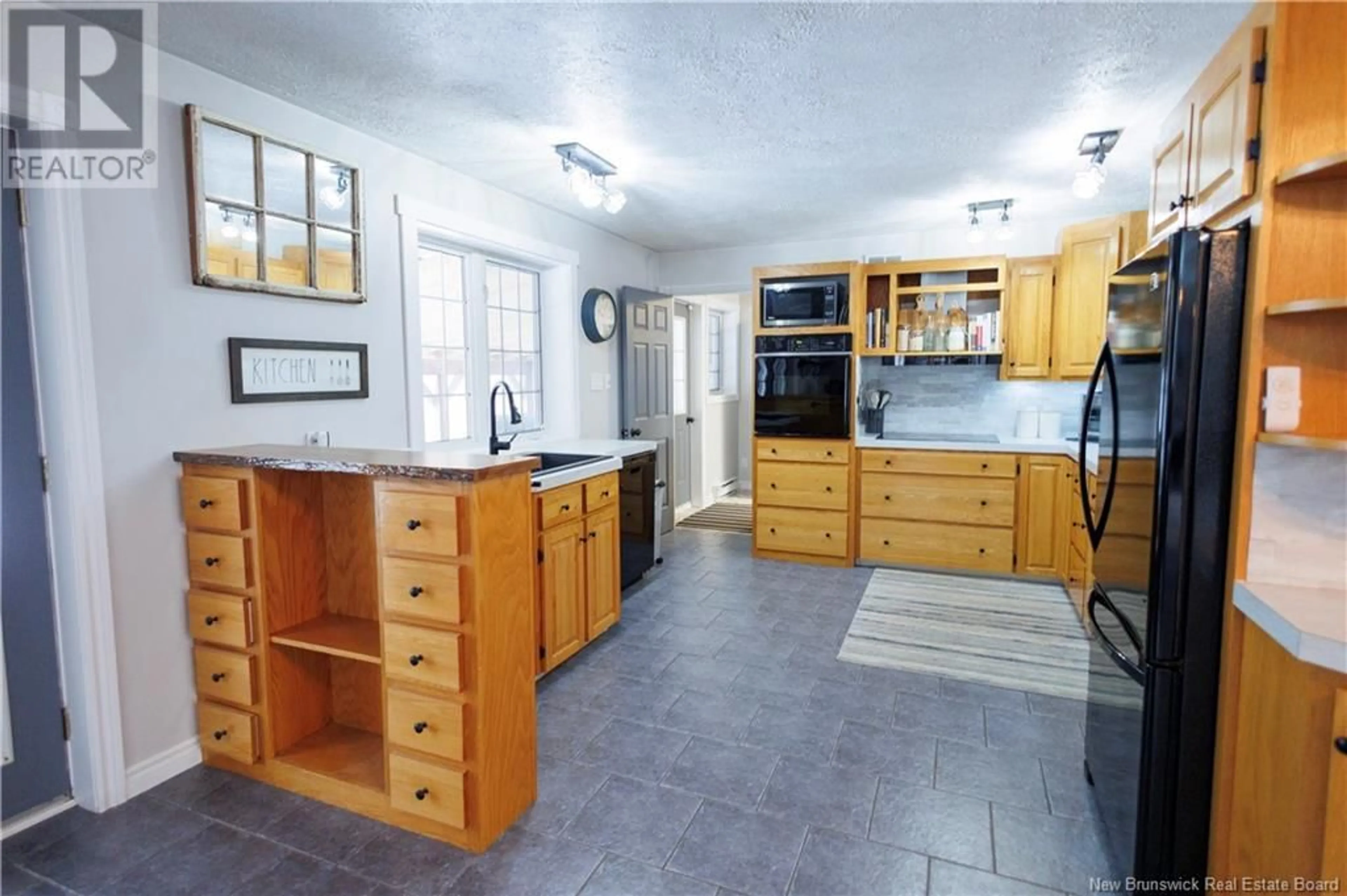 Open concept kitchen, ceramic/tile floor for 4889 ROUTE 108, Sisson Ridge New Brunswick E7G2T5