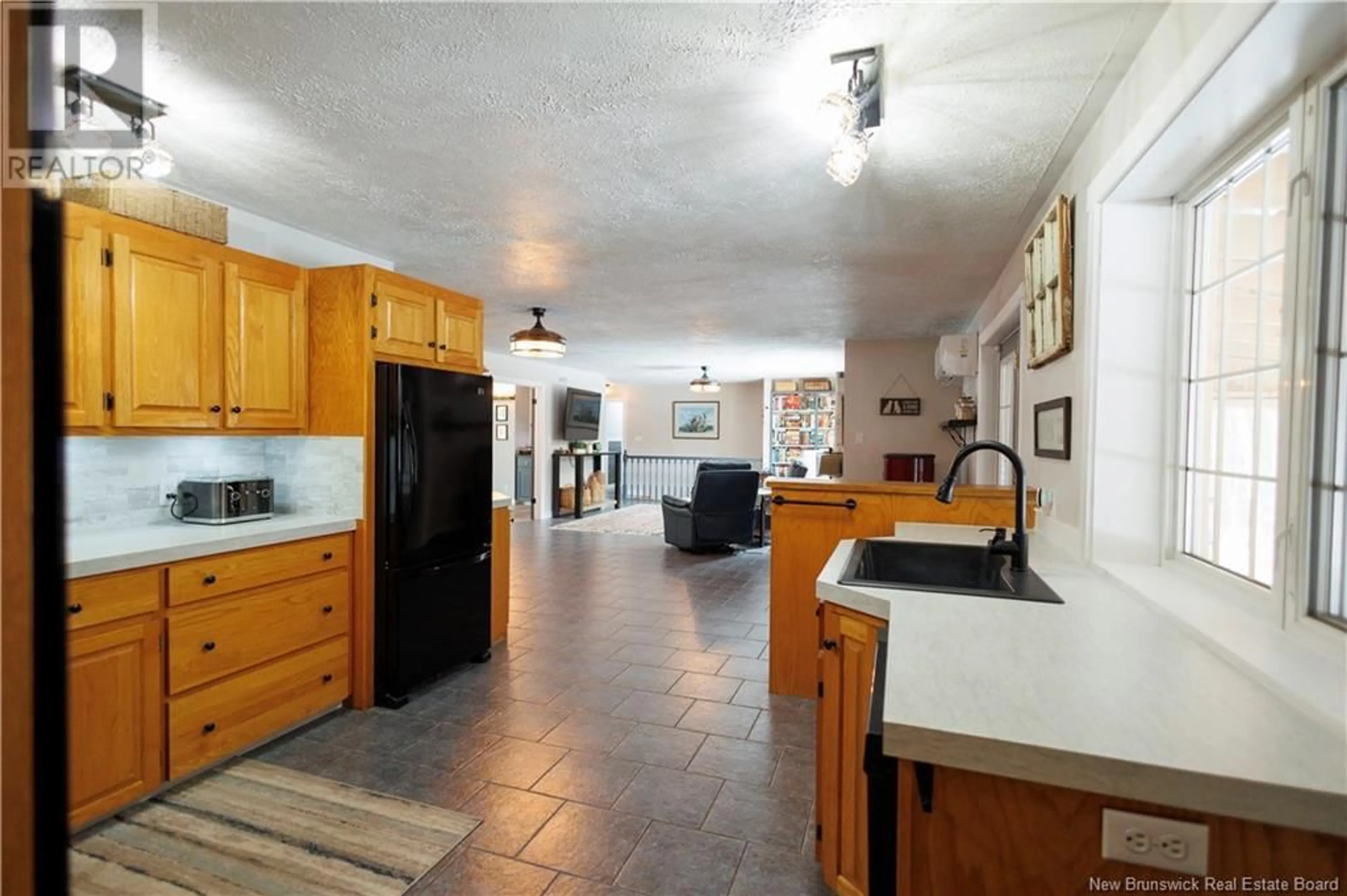 Open concept kitchen, ceramic/tile floor for 4889 ROUTE 108, Sisson Ridge New Brunswick E7G2T5