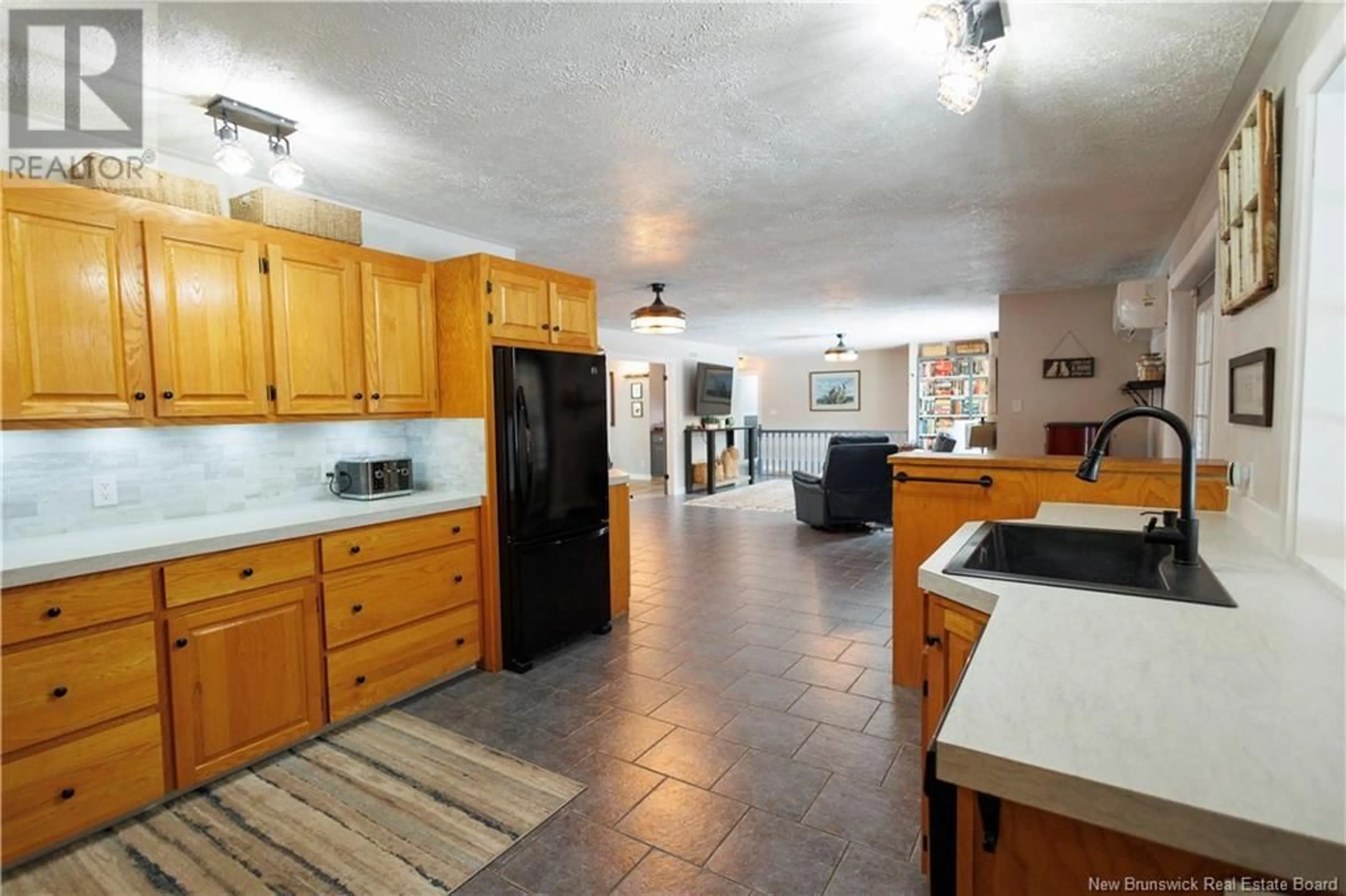 Open concept kitchen, ceramic/tile floor for 4889 ROUTE 108, Sisson Ridge New Brunswick E7G2T5