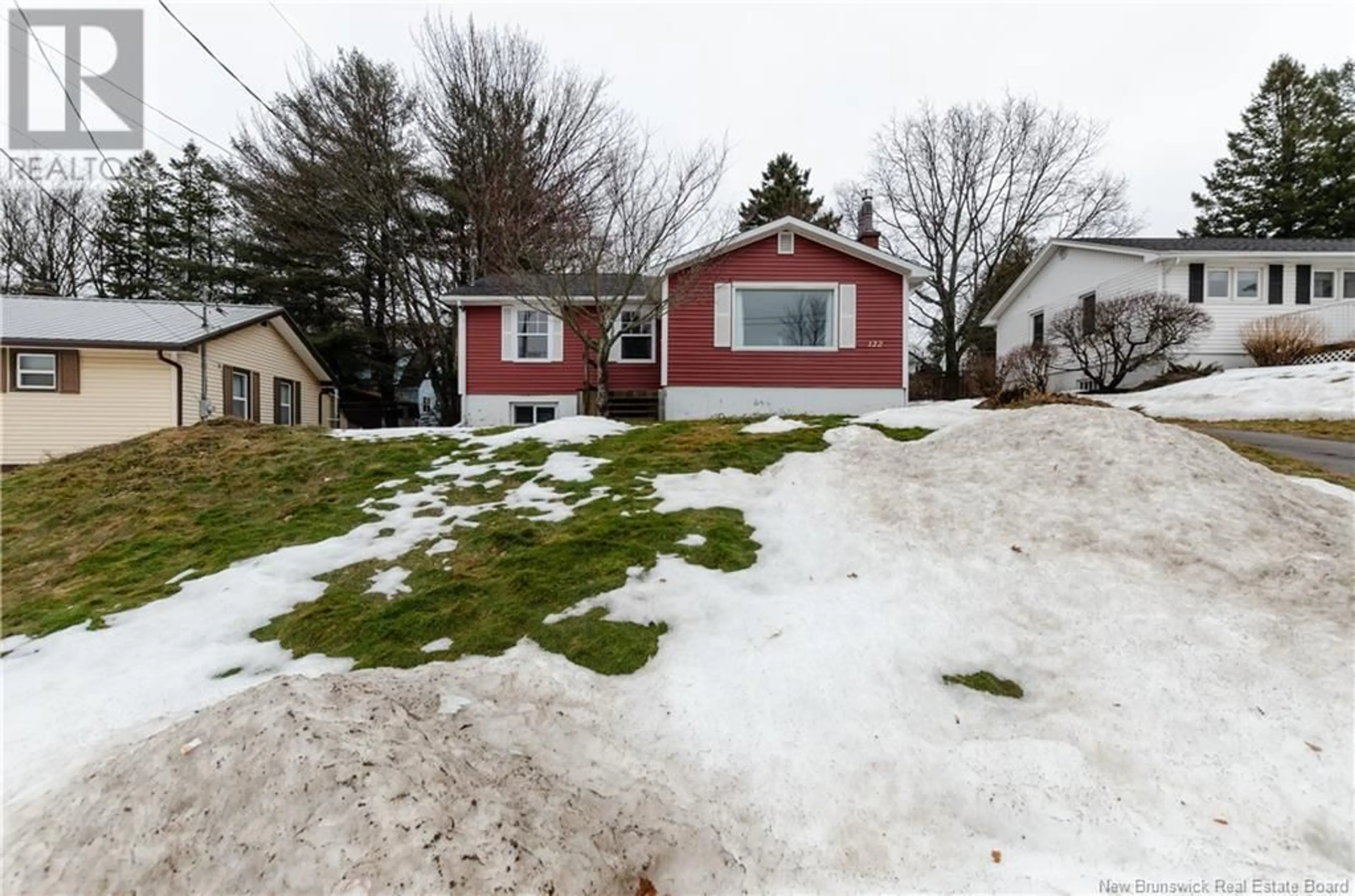 A pic from outside/outdoor area/front of a property/back of a property/a pic from drone, street for 122 CHESSWOOD DRIVE, Riverview New Brunswick E1B1K4