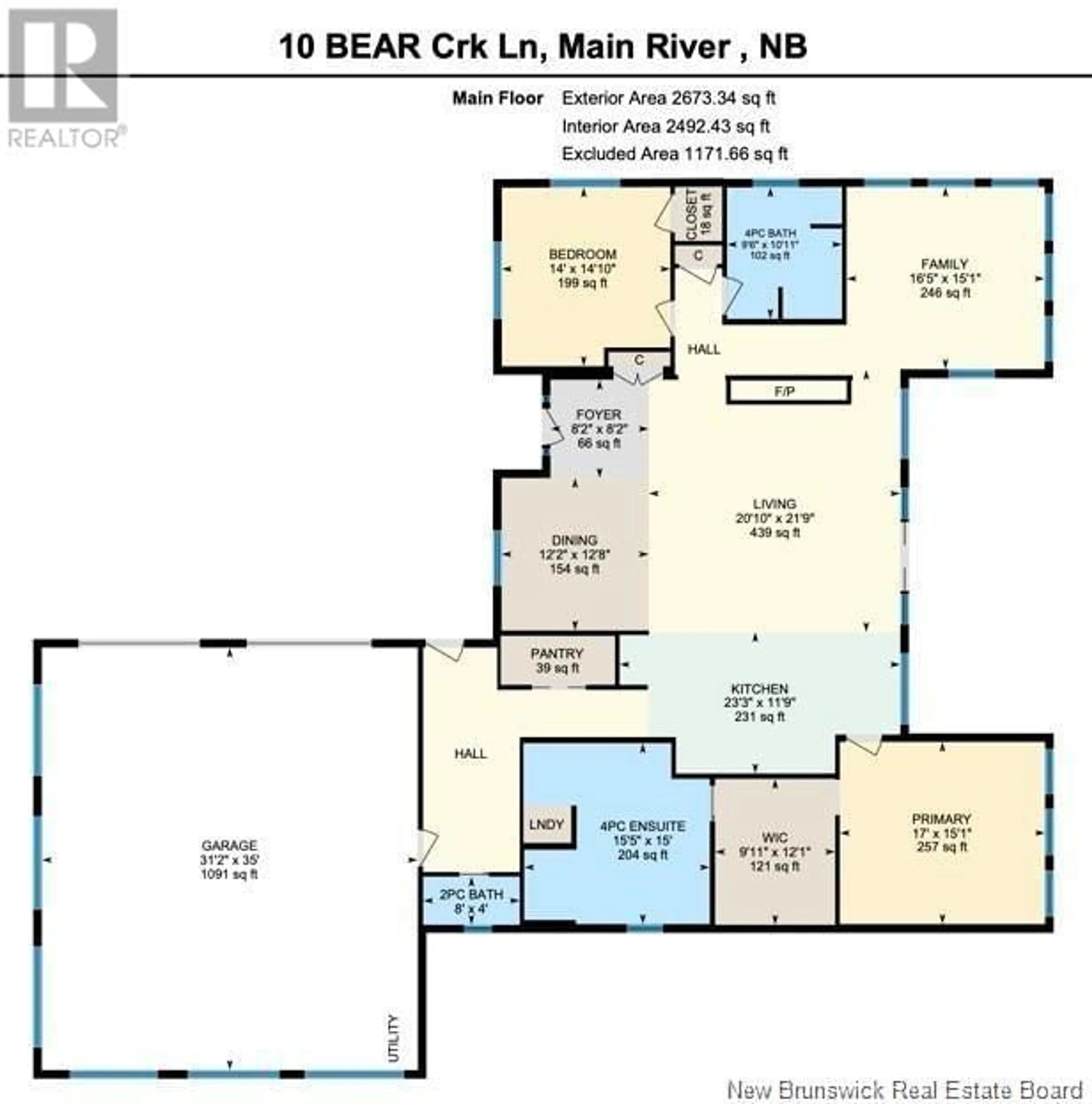 Floor plan for 10 BEAR CREEK LANE, Lower Main River New Brunswick E4T0C3