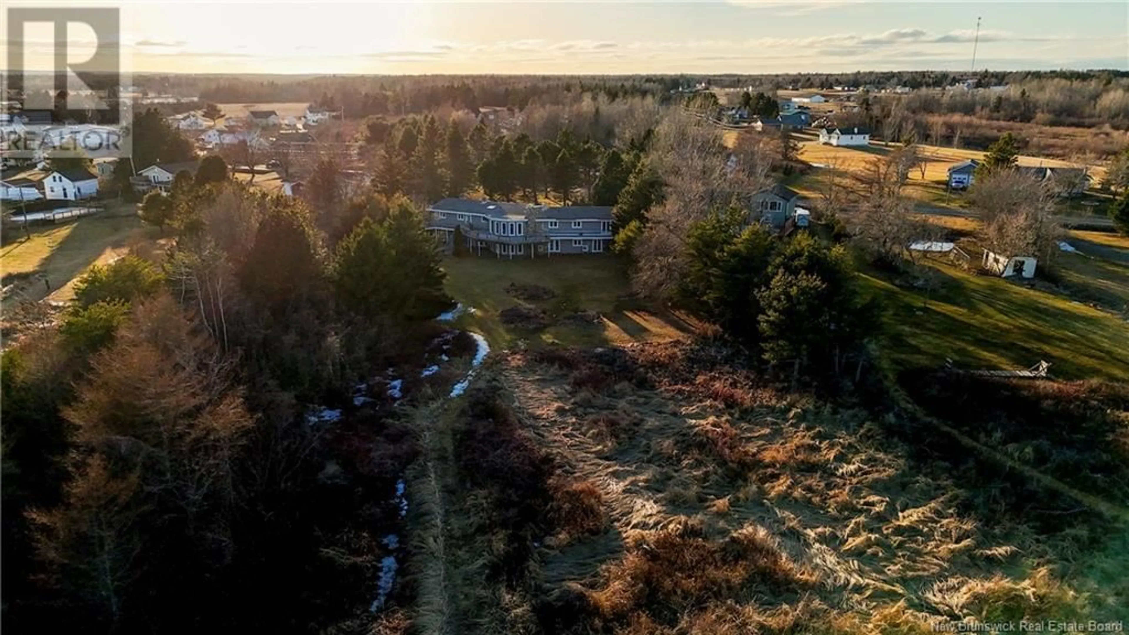 A pic from outside/outdoor area/front of a property/back of a property/a pic from drone, forest/trees view for 1878 ROUTE 535, Cocagne New Brunswick E4R3H5