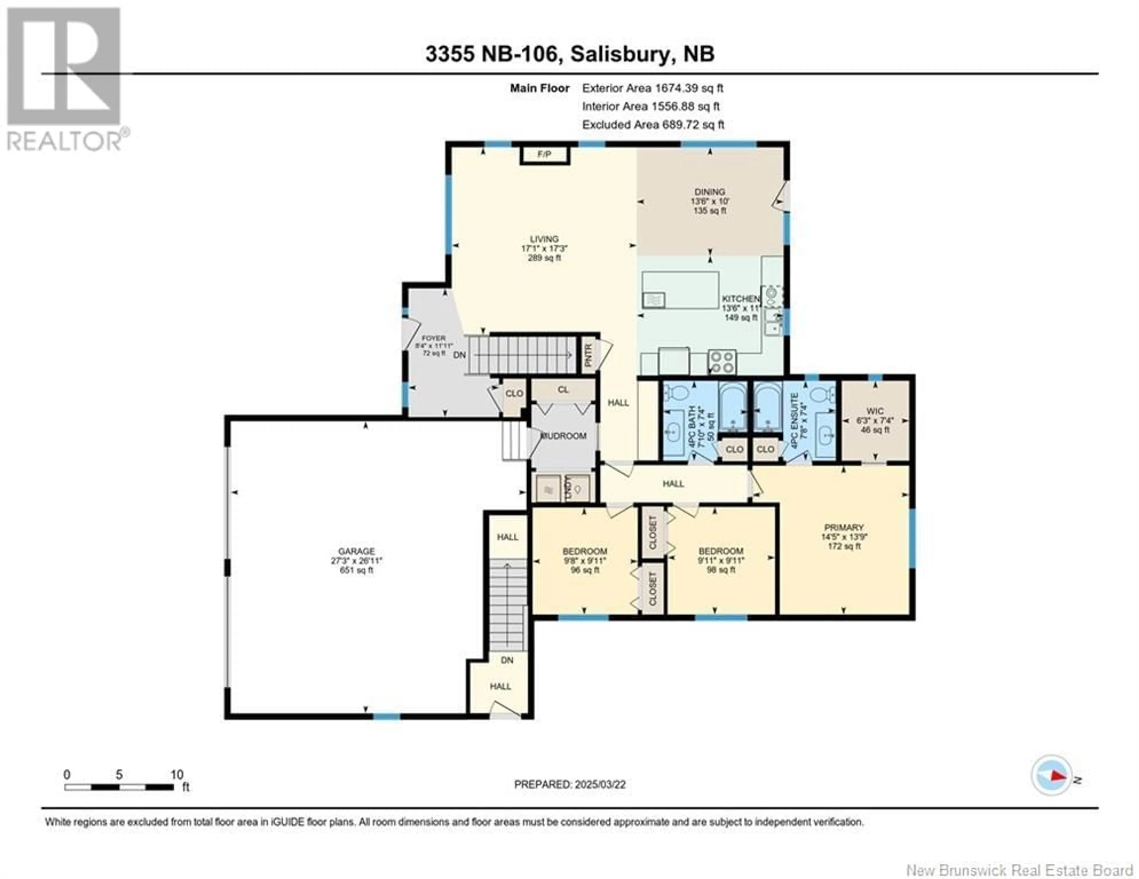 Floor plan for 3355 ROUTE 106, Salisbury New Brunswick E4J3H4