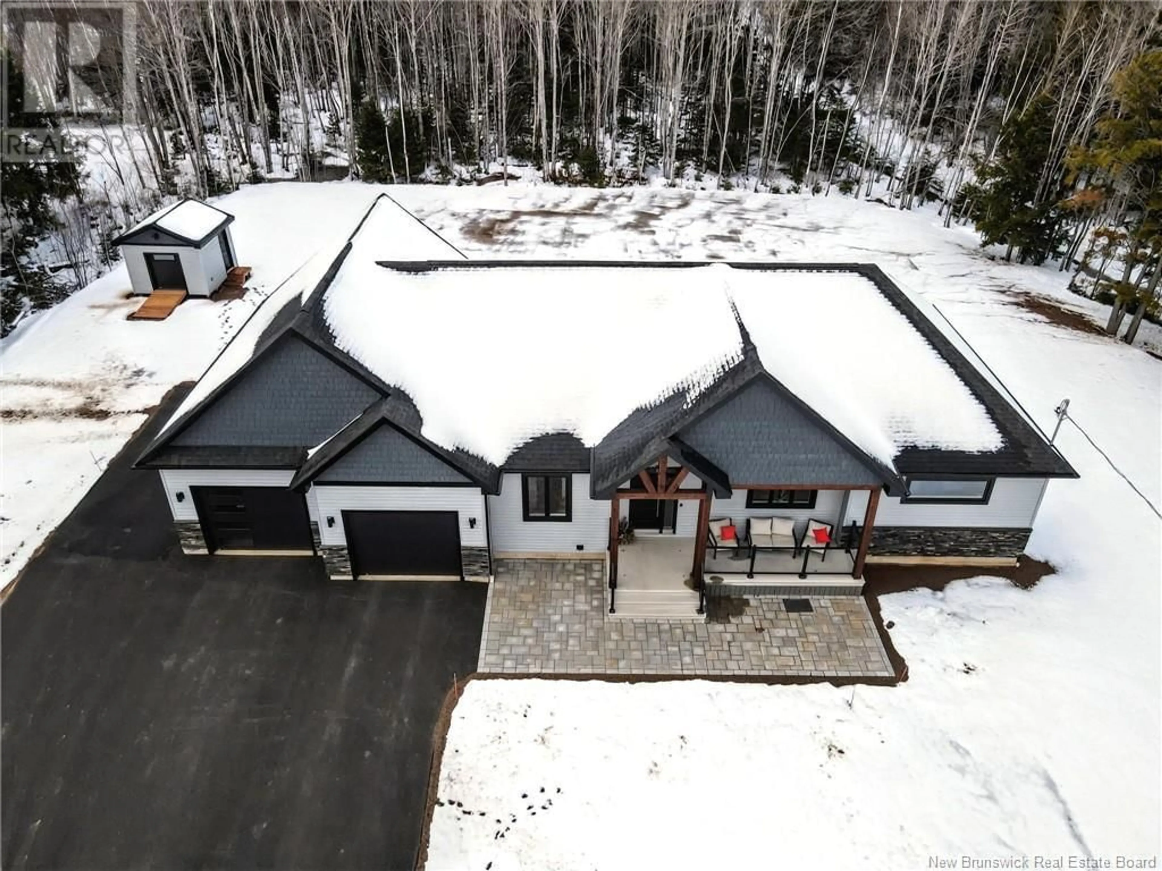 A pic from outside/outdoor area/front of a property/back of a property/a pic from drone, building for 154 PIT MELANSON, Saint-Antoine New Brunswick E4V3C8
