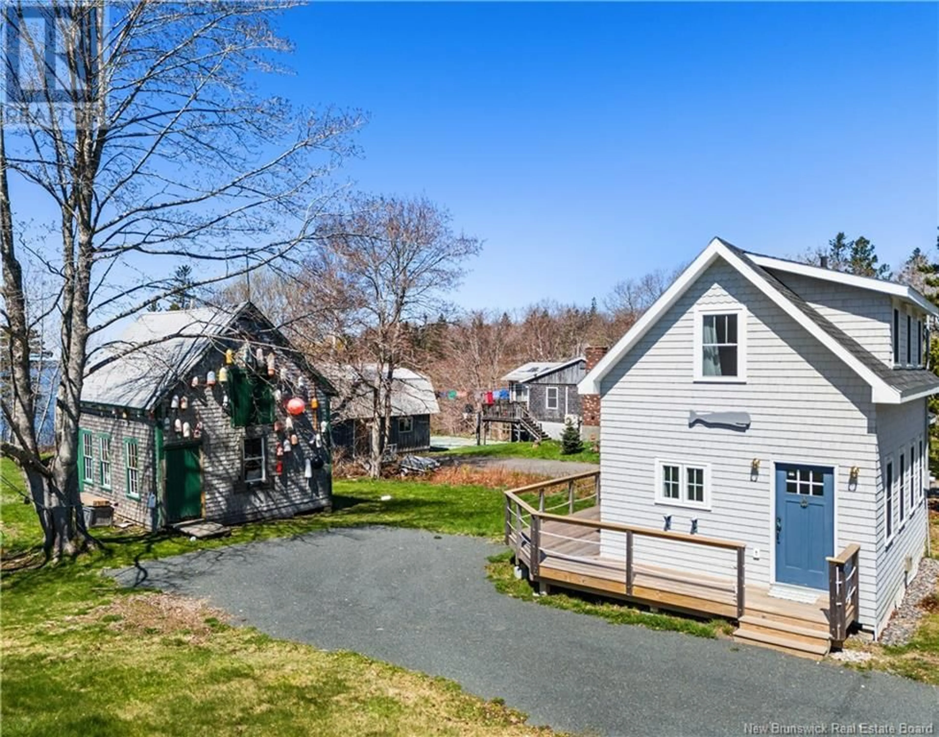 A pic from outside/outdoor area/front of a property/back of a property/a pic from drone, street for 19 NORTH ROAD, Welshpool New Brunswick E5E1C1