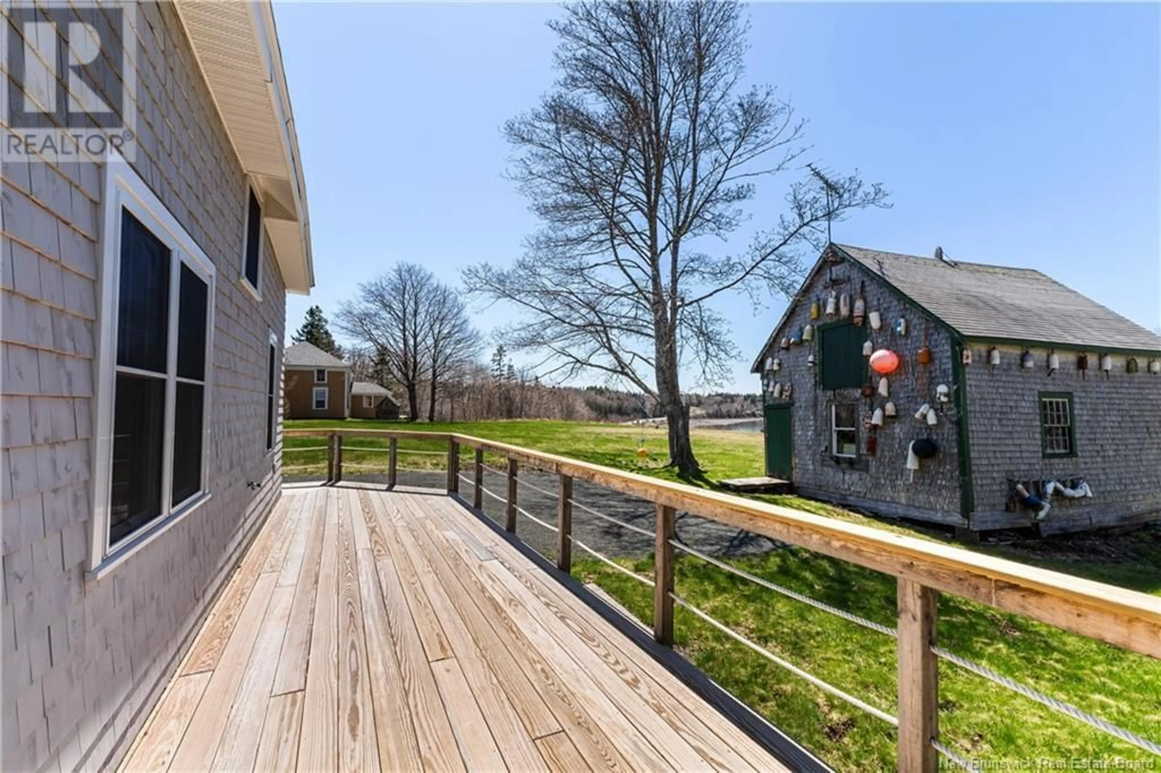 Patio, water/lake/river/ocean view for 19 NORTH ROAD, Welshpool New Brunswick E5E1C1
