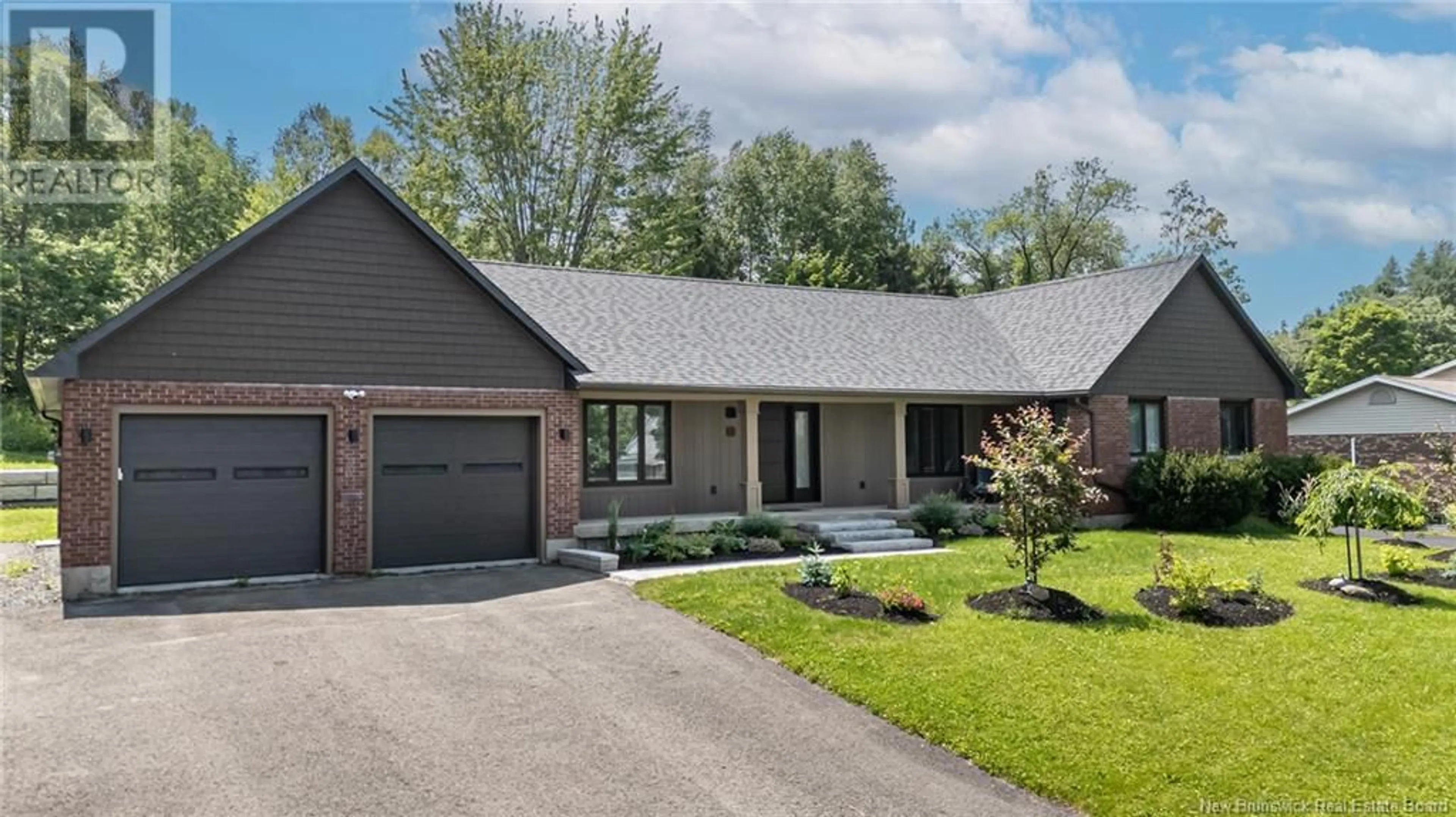 Home with brick exterior material, street for 10 EAGLE COURT, Fredericton New Brunswick E3B5Y3