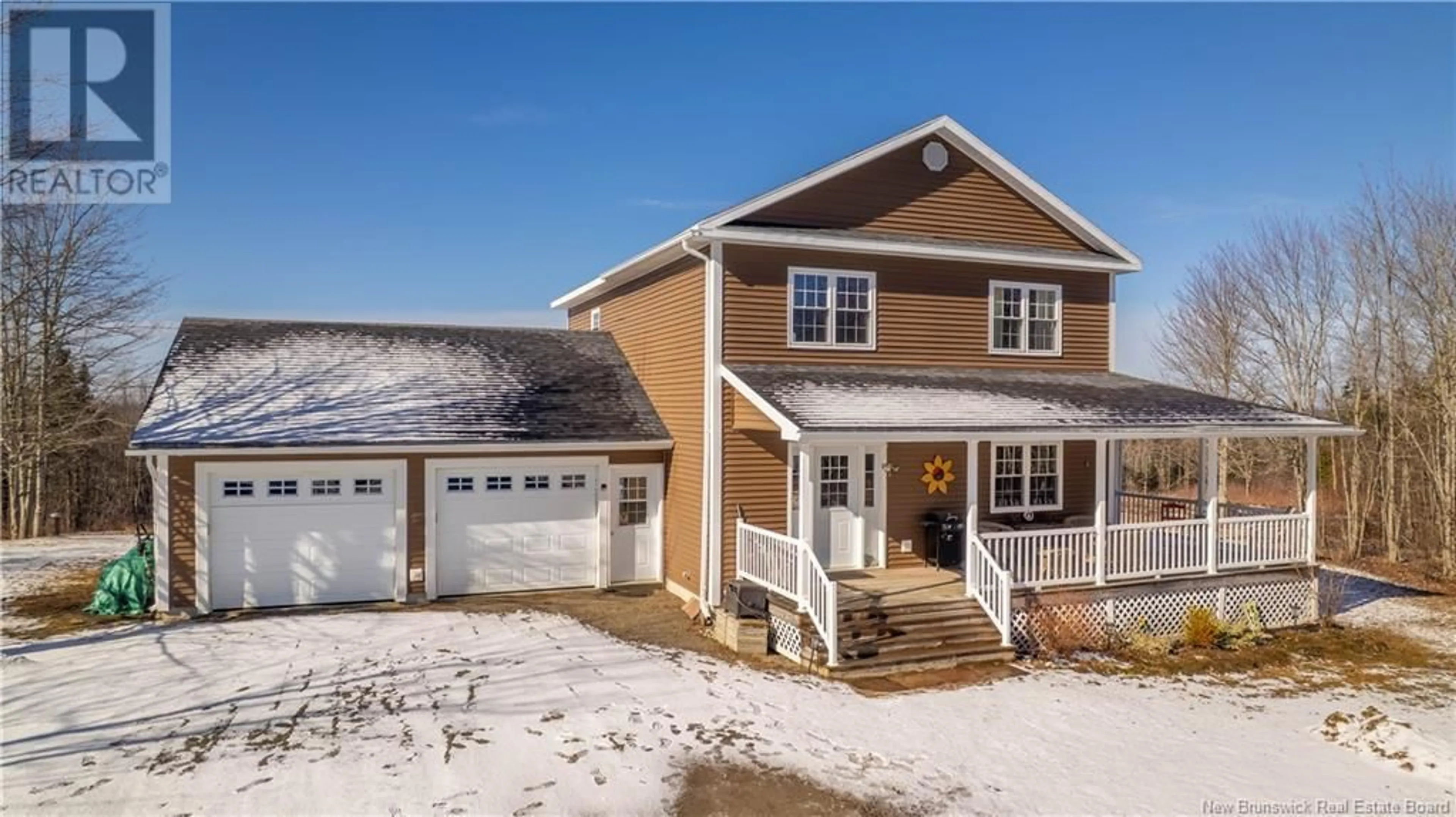 Home with vinyl exterior material, street for 215 ST DAVID RIDGE ROAD, Oak Bay New Brunswick E3L4P9