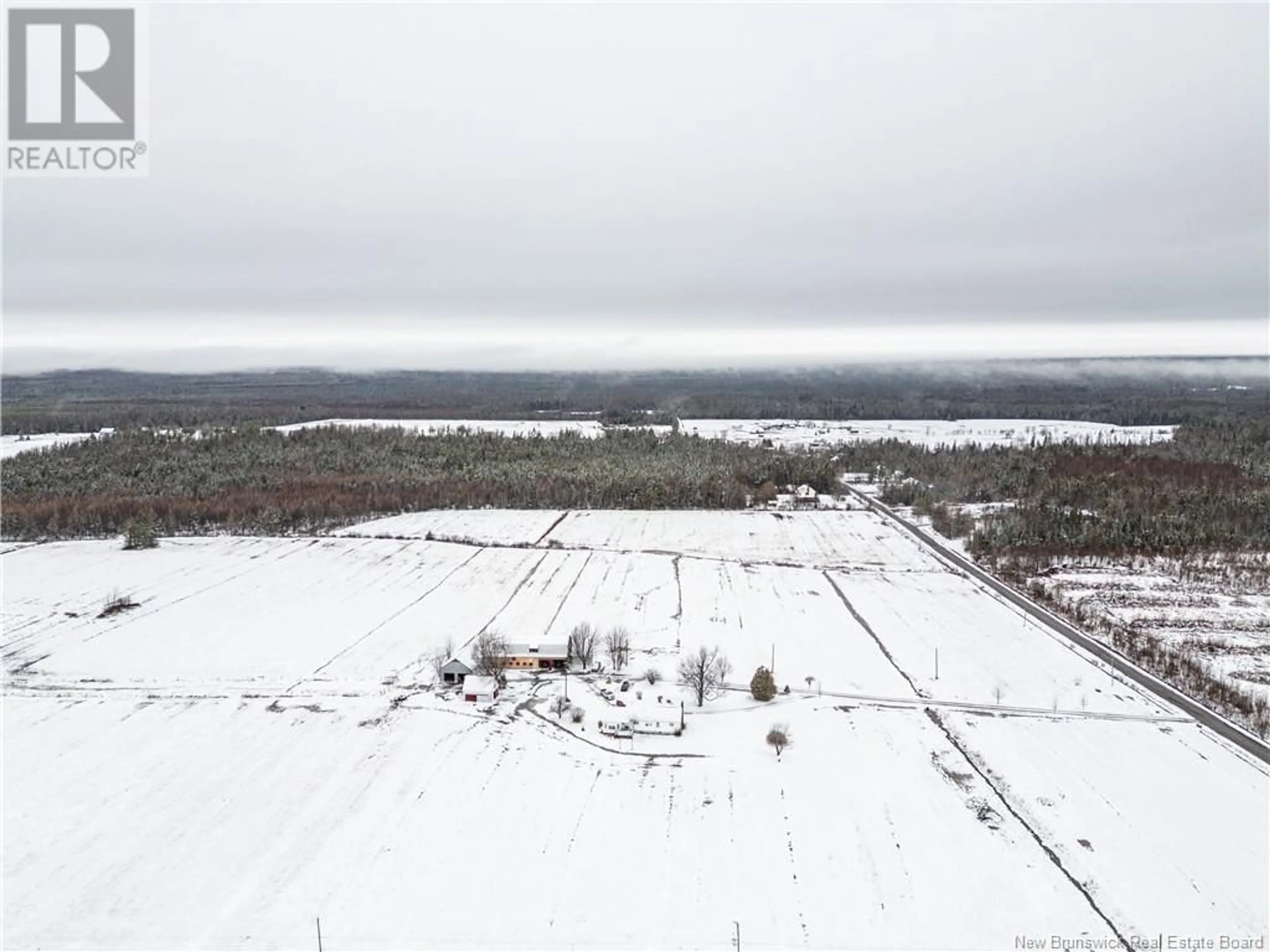 A pic from outside/outdoor area/front of a property/back of a property/a pic from drone, unknown for 100 LUTES ROAD, Steeves Mountain New Brunswick E1G3Y3