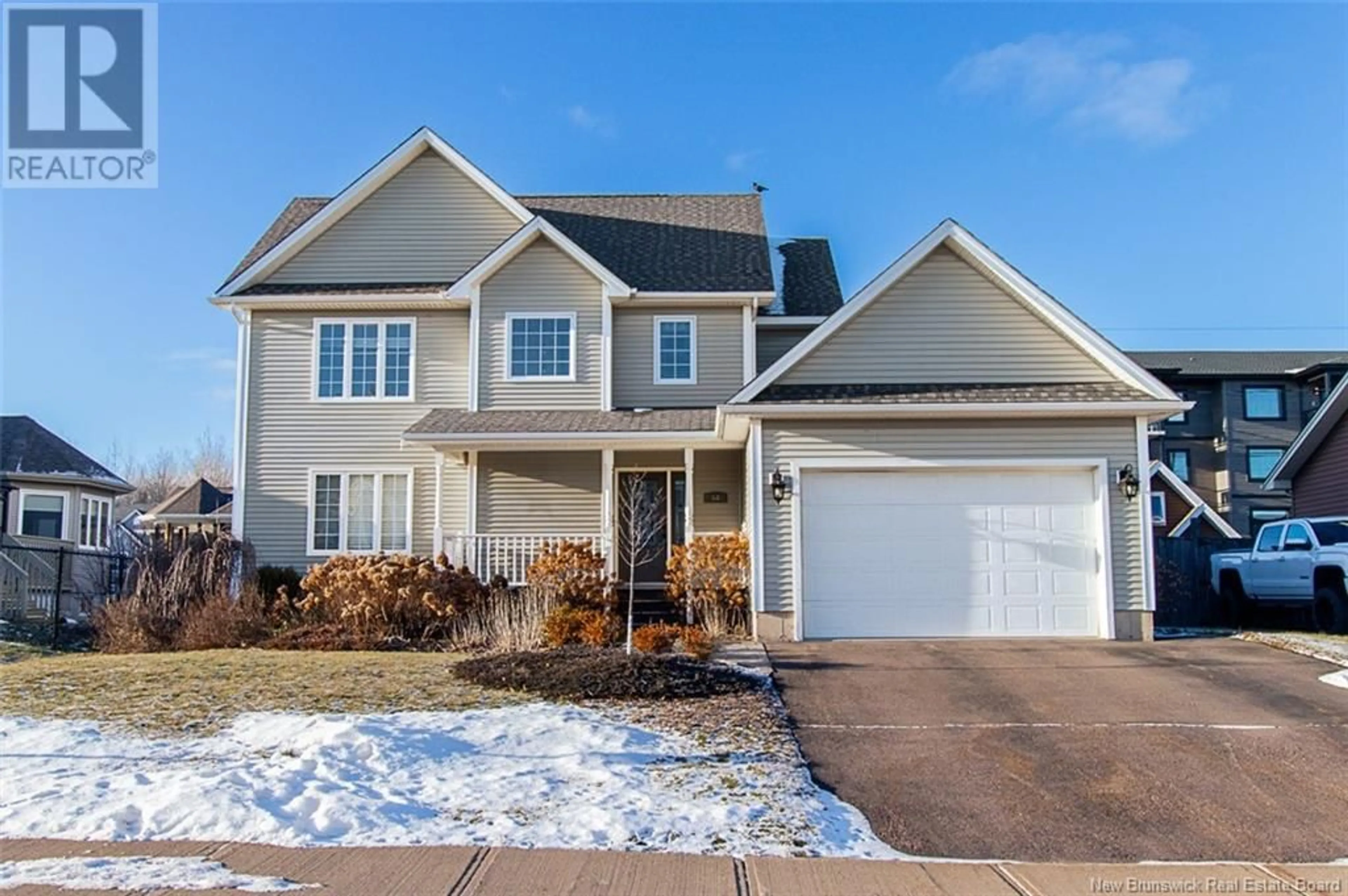 Home with vinyl exterior material, street for 54 MCCOY STREET, Moncton New Brunswick E1G0K6