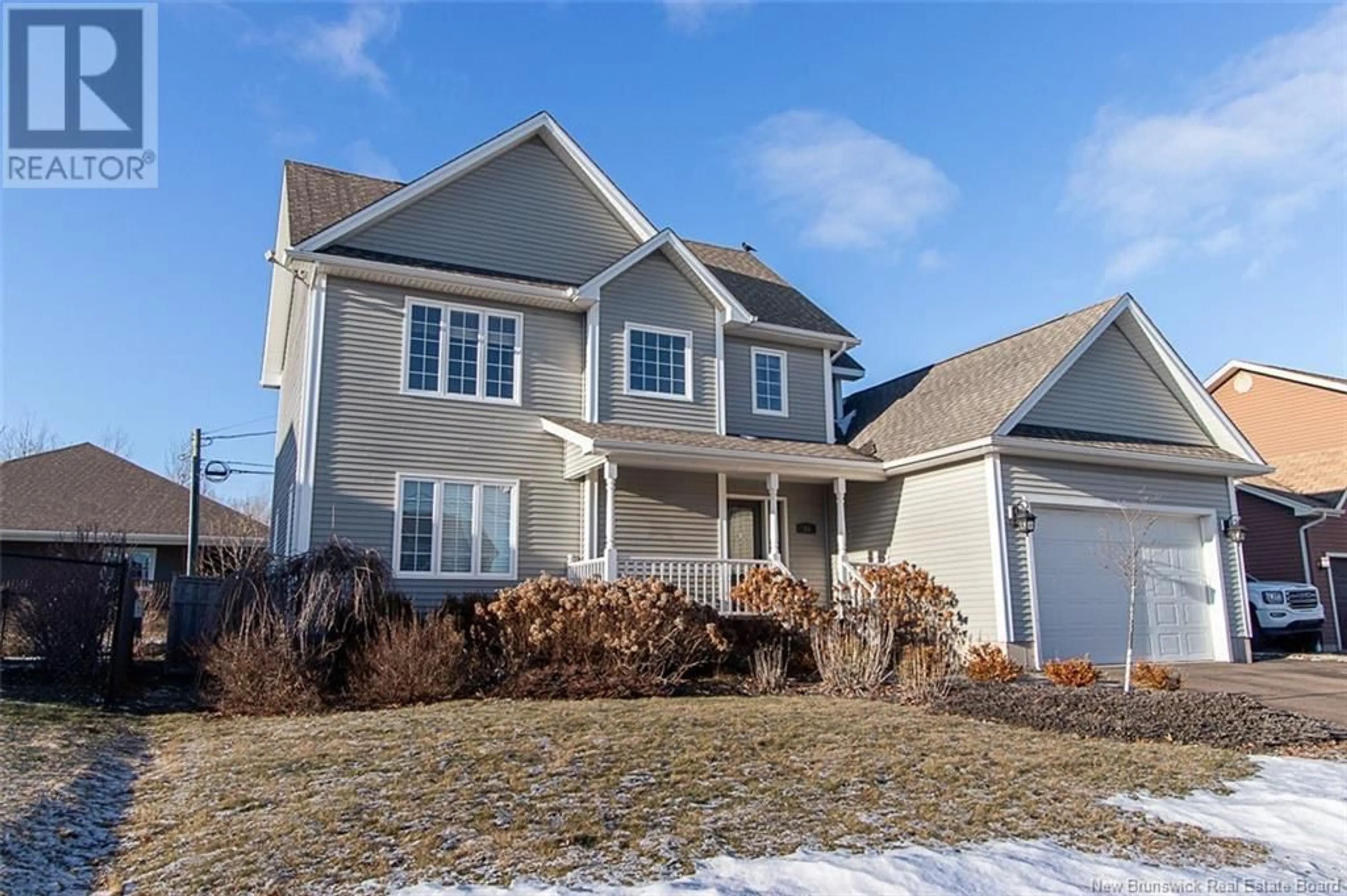 Home with vinyl exterior material, street for 54 MCCOY STREET, Moncton New Brunswick E1G0K6