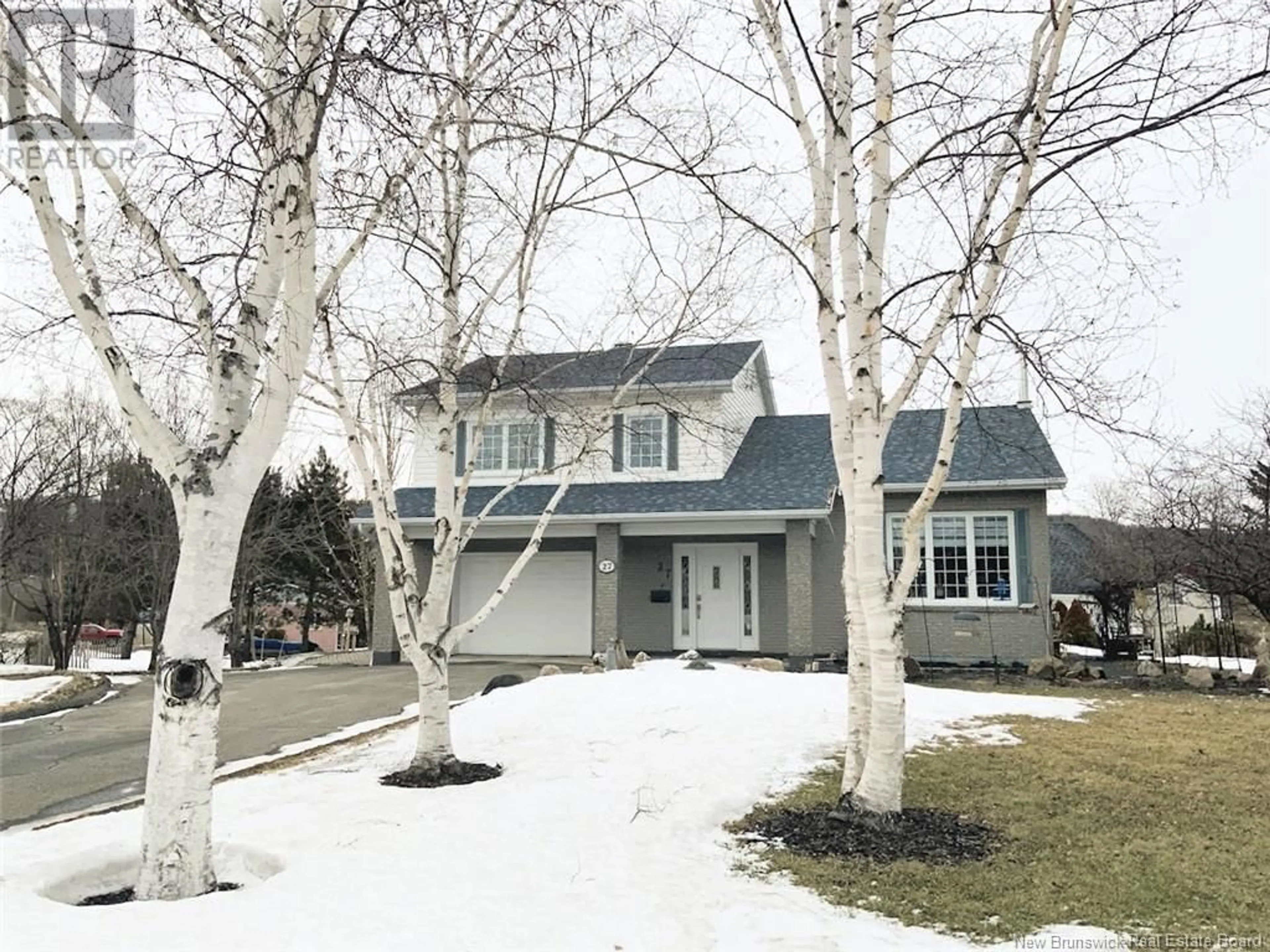 Home with vinyl exterior material, street for 27 LÉOPOLD-COUTURIER STREET, Saint-Jacques New Brunswick E7B1E3
