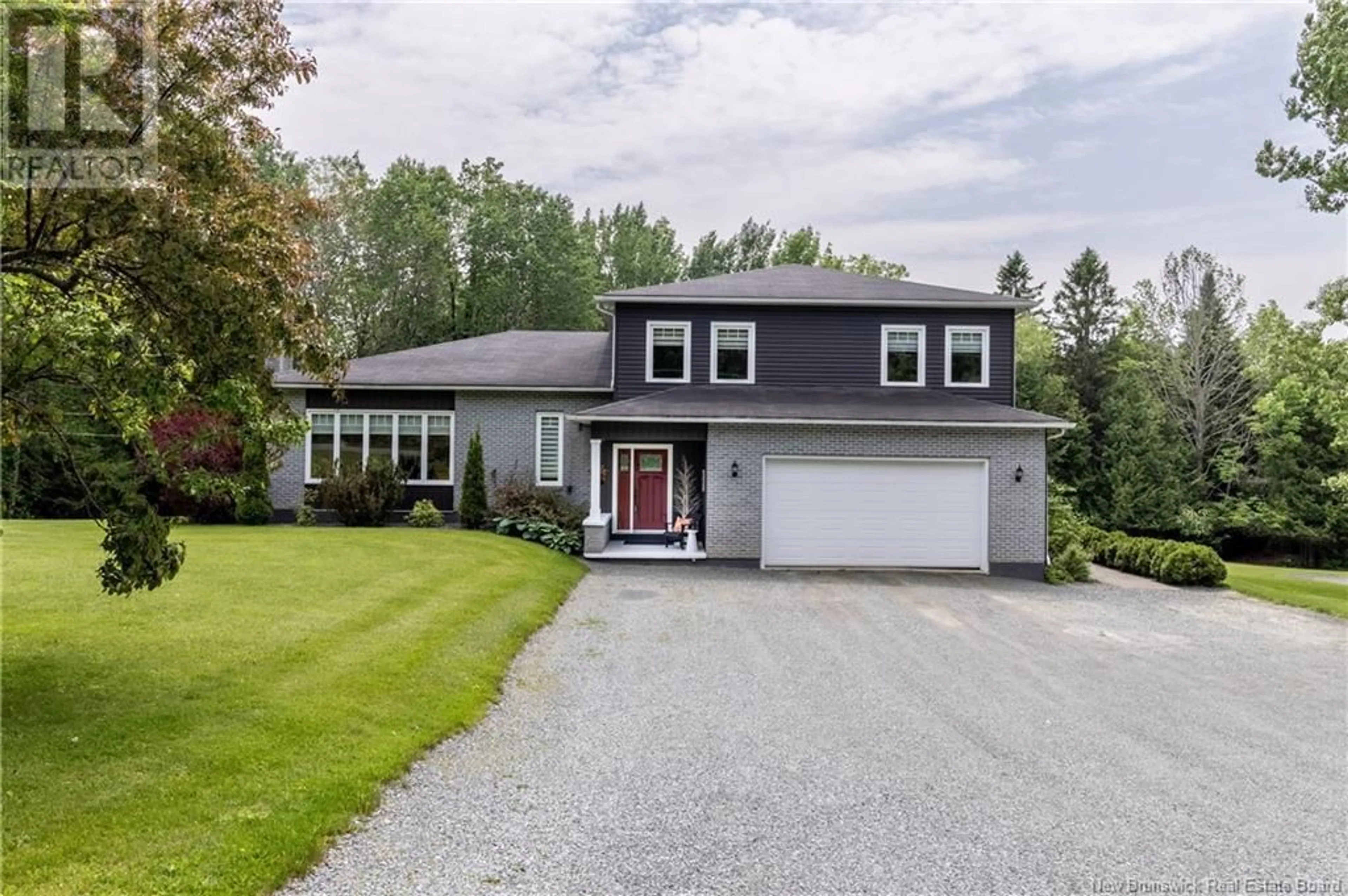 Home with vinyl exterior material, street for 80 LOCKHART MILL ROAD, Jacksonville New Brunswick E7M5J8