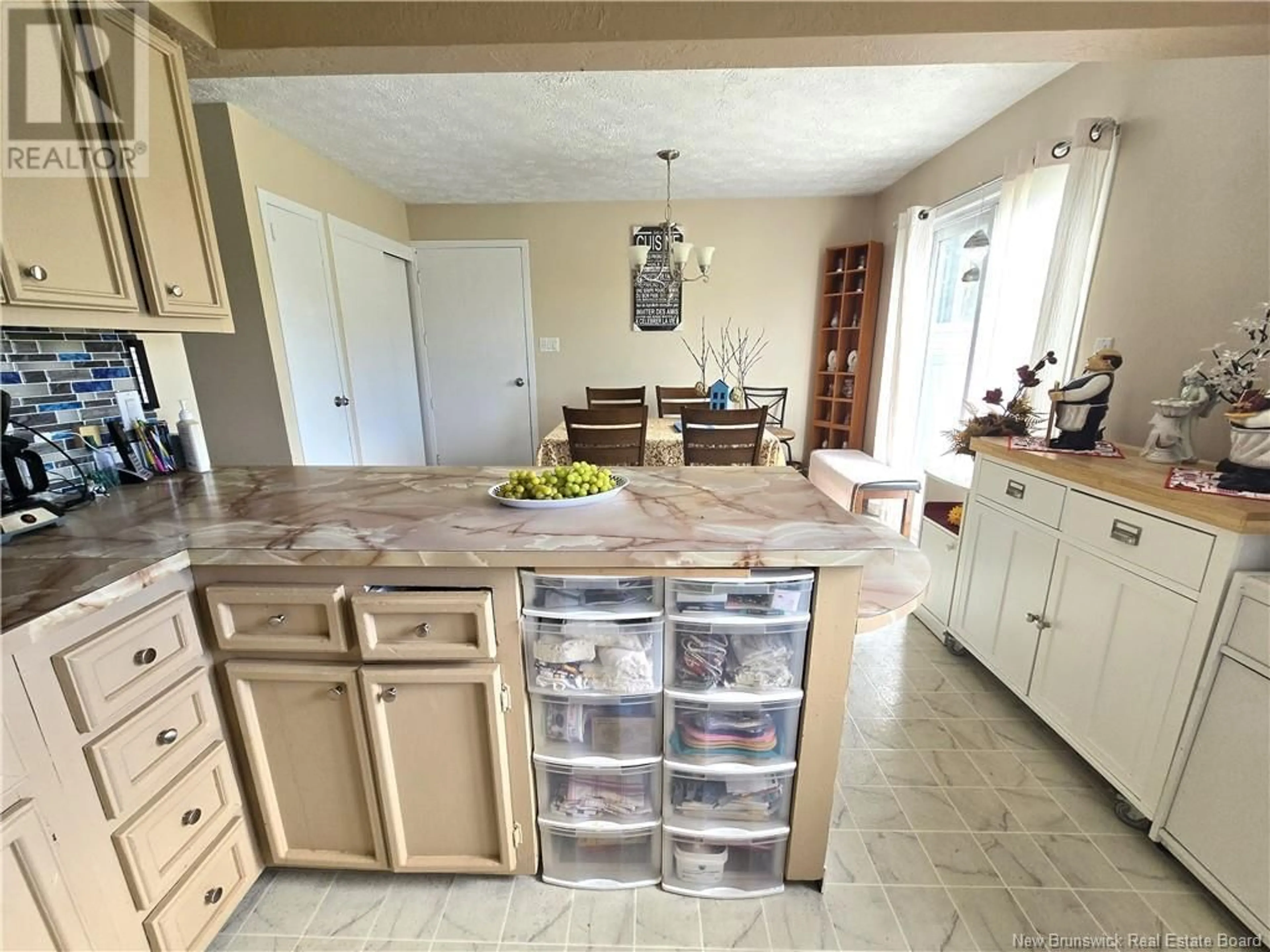 Open concept kitchen, ceramic/tile floor for 3032 ROUTE 205, Saint-François-de-Madawaska New Brunswick E7A1R6