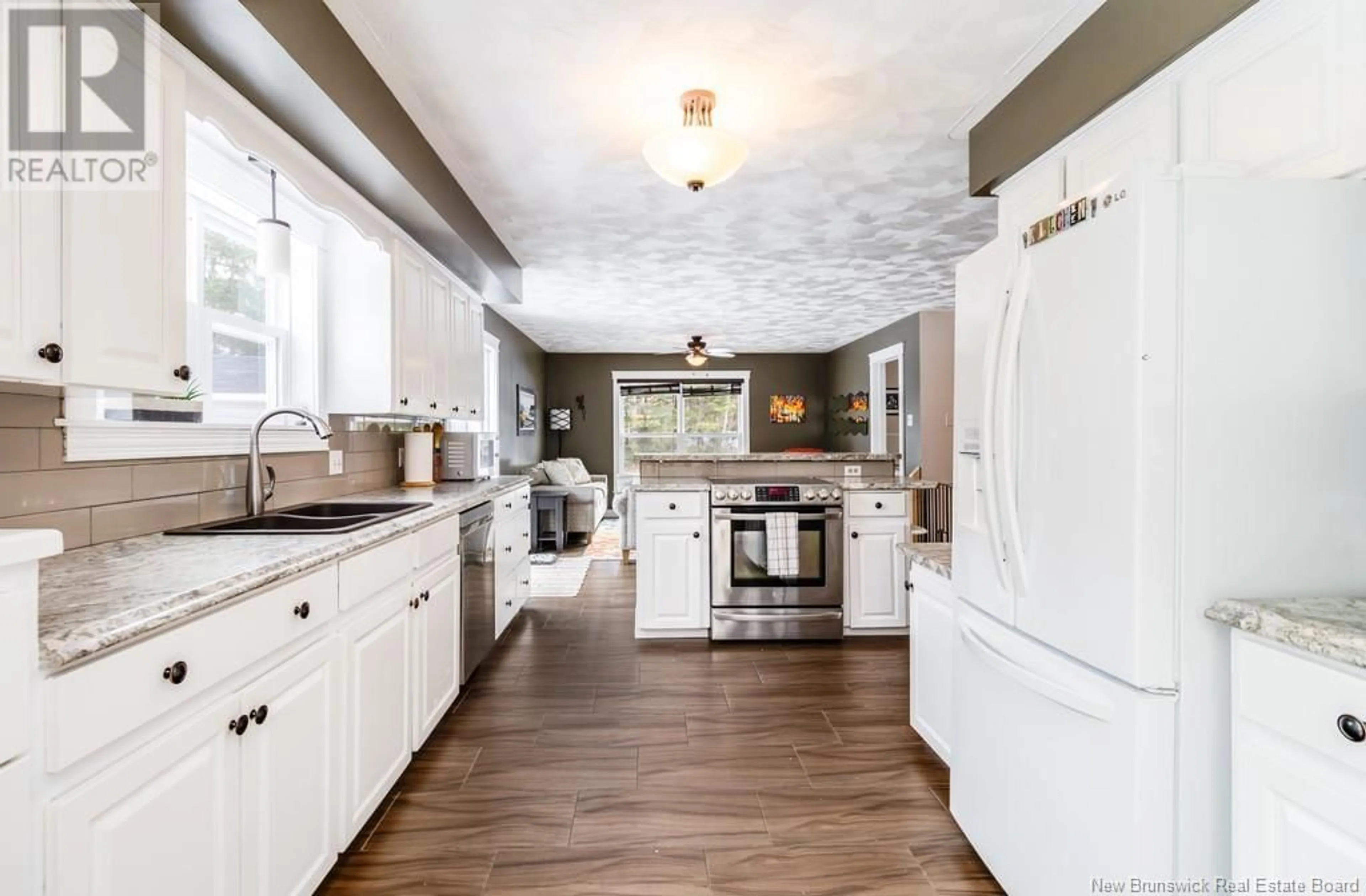 Open concept kitchen, ceramic/tile floor for 103 WOODLAND HILL, Perth-Andover New Brunswick E7H5H4