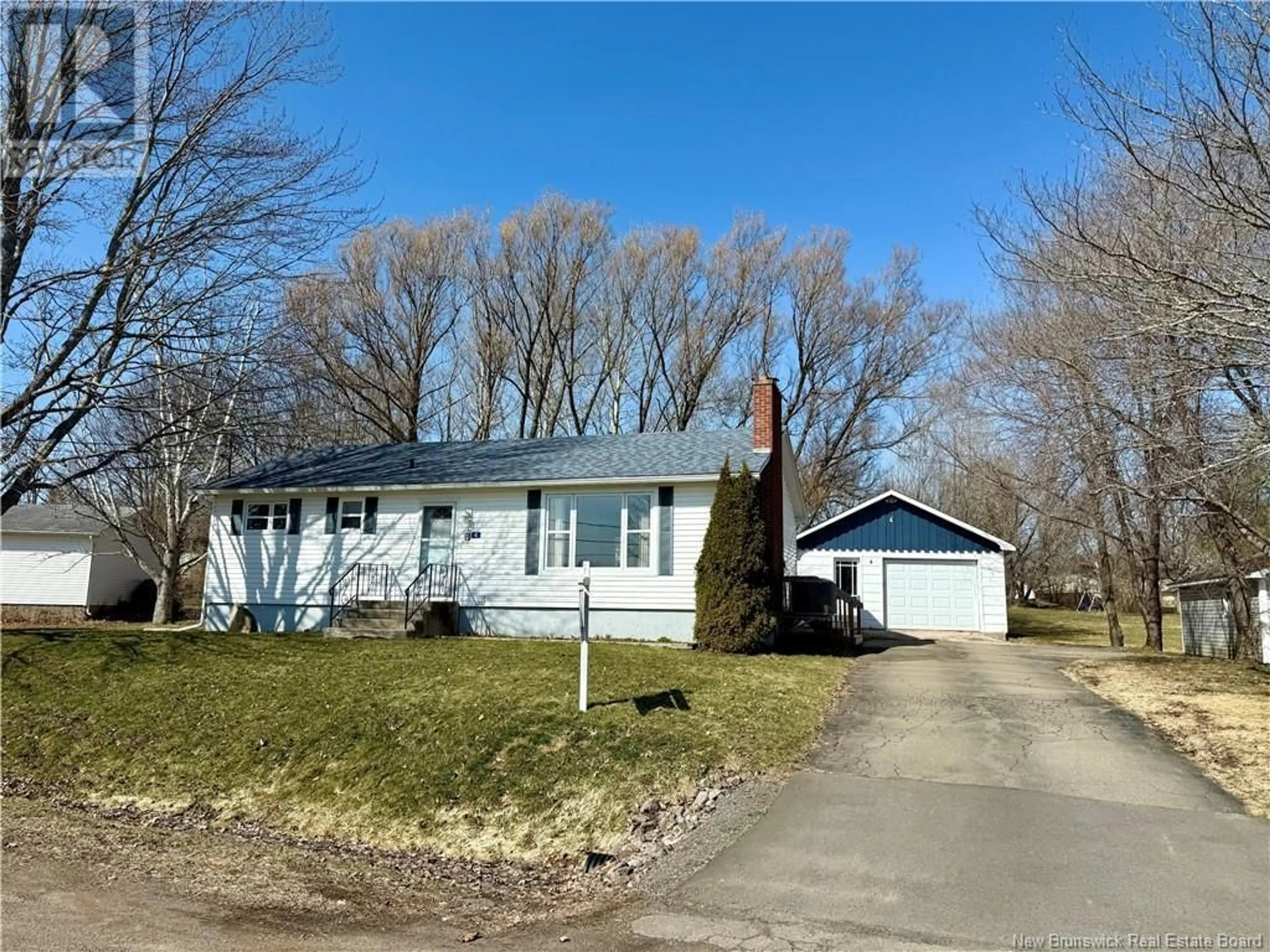 A pic from outside/outdoor area/front of a property/back of a property/a pic from drone, street for 4 HIGHLAND DRIVE, Salisbury New Brunswick E4J2H1