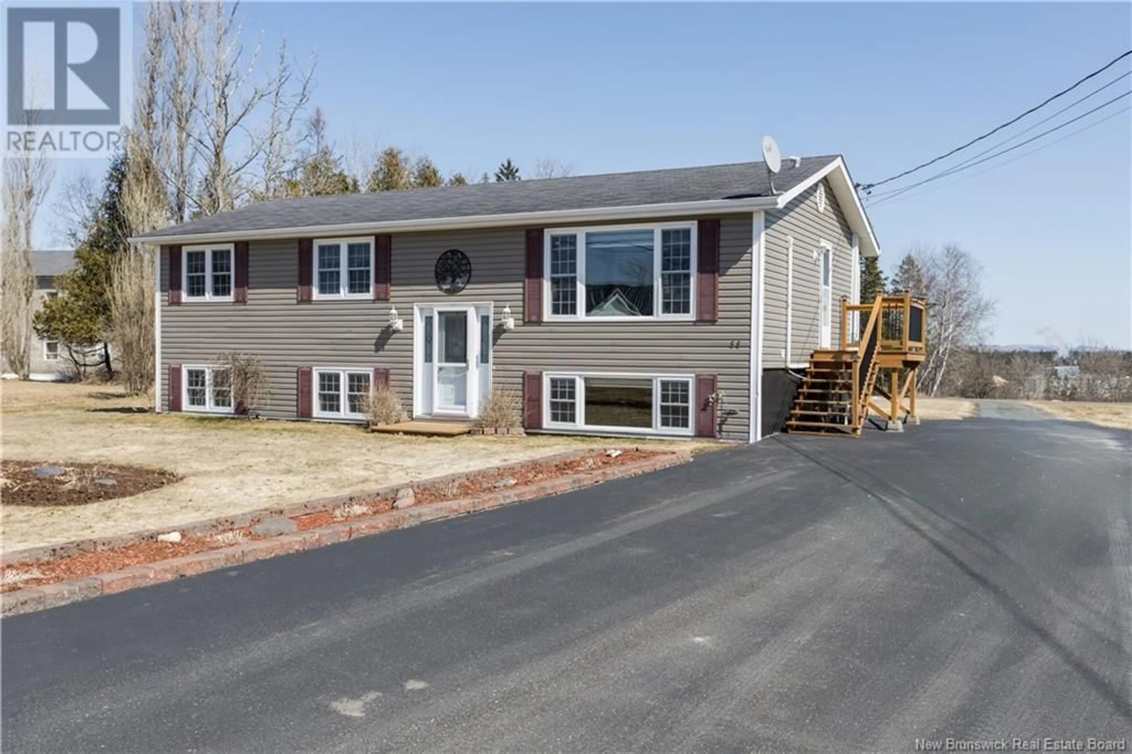A pic from outside/outdoor area/front of a property/back of a property/a pic from drone, street for 56 CENTENNIAL STREET, Plaster Rock New Brunswick E7G1H5
